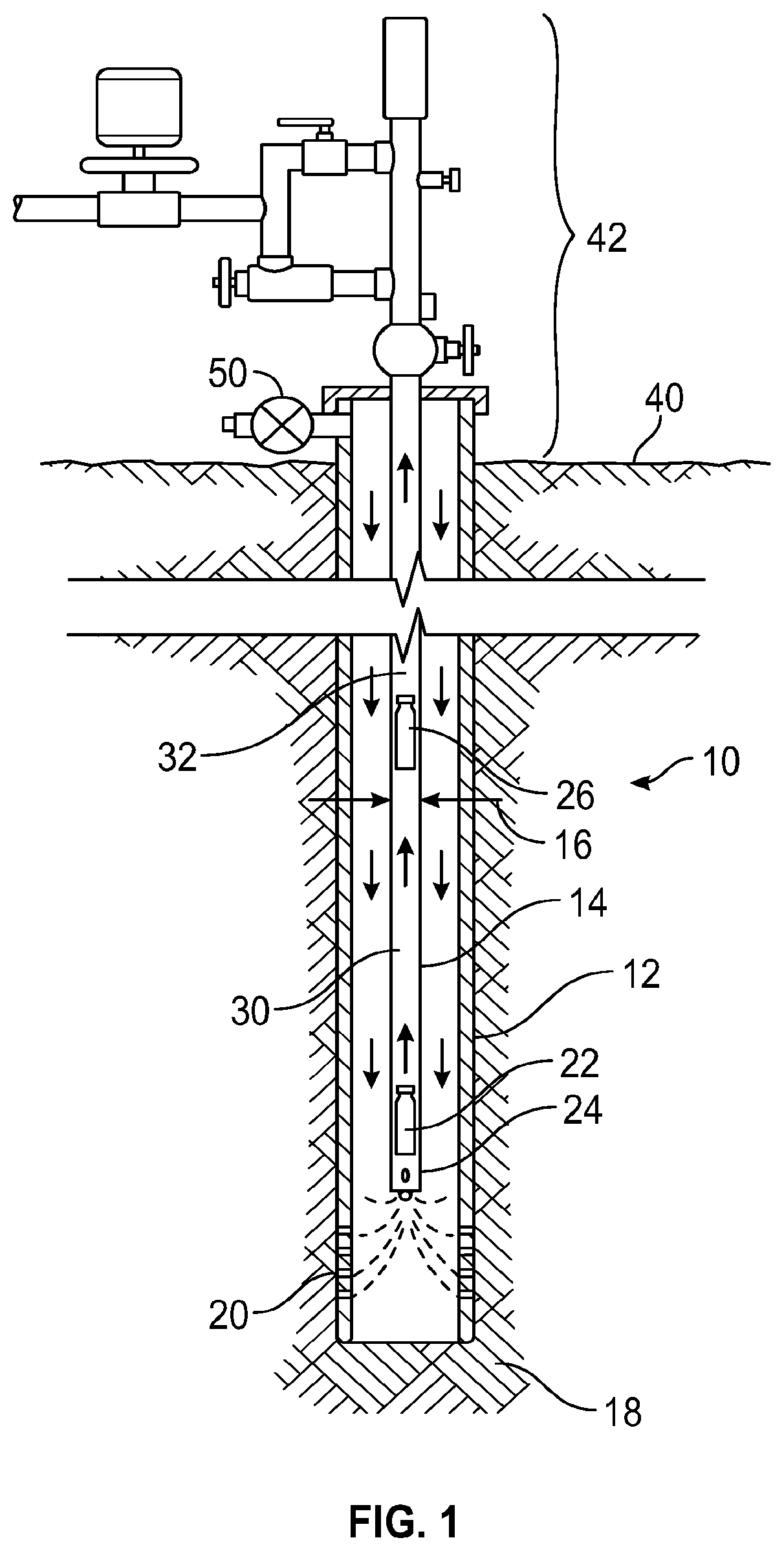 Patent US12320240 Figure 1 – Gas assisted plunger lift control system and method