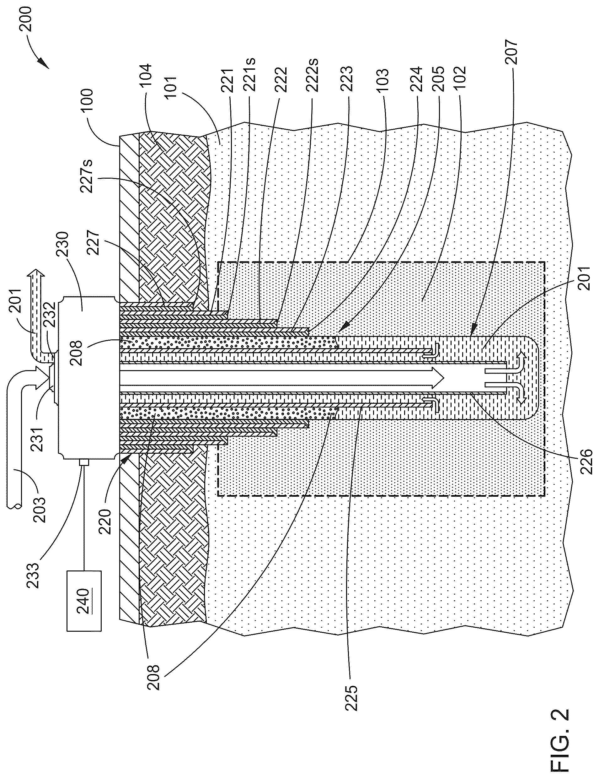 Patent US12320244 Figure 2 – Methods and systems for storing hydrogen in a salt cavern