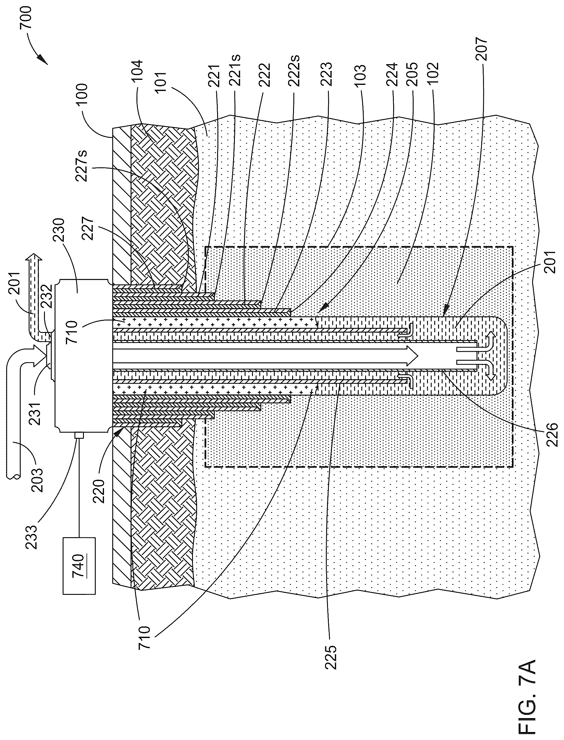 Patent US12320244 Figure 7 – Methods and systems for storing hydrogen in a salt cavern