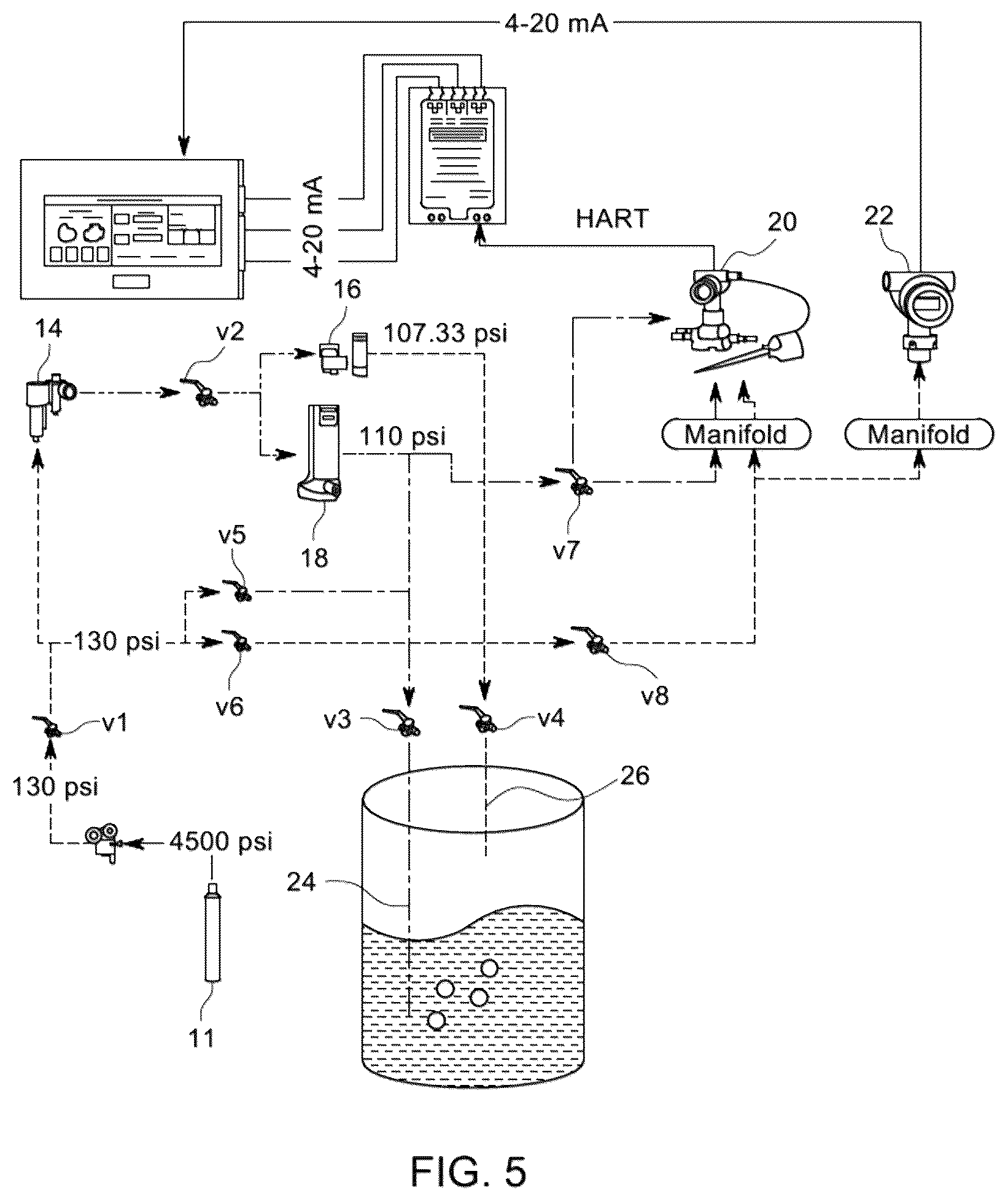 Patent US12320250 Figure 4 – Indirect measurement system for identifying the position, density and pressure of an underground liquid or gaseous interface