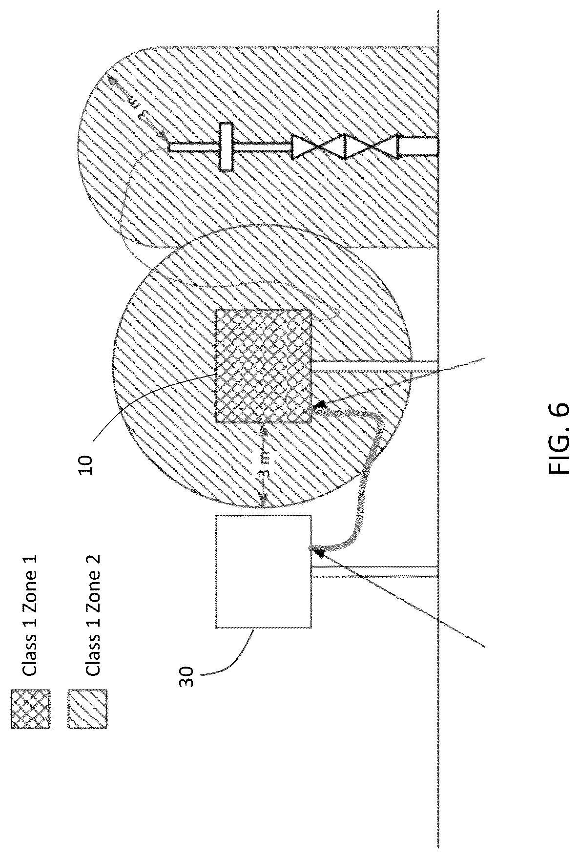 Patent US12320250 Figure 5 – Indirect measurement system for identifying the position, density and pressure of an underground liquid or gaseous interface