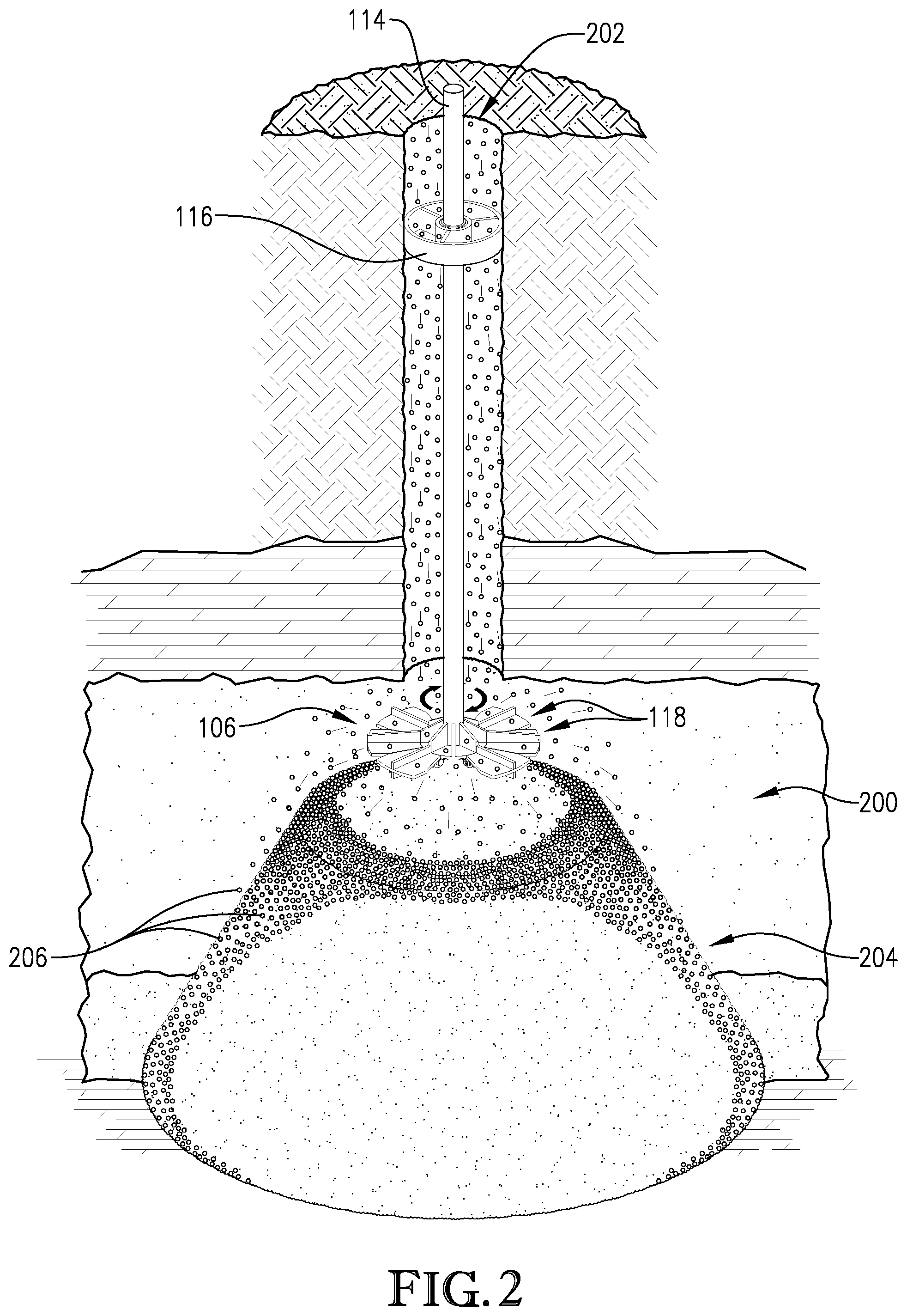 Patent US12320257 Figure 2 – System and method for stabilizing a mine