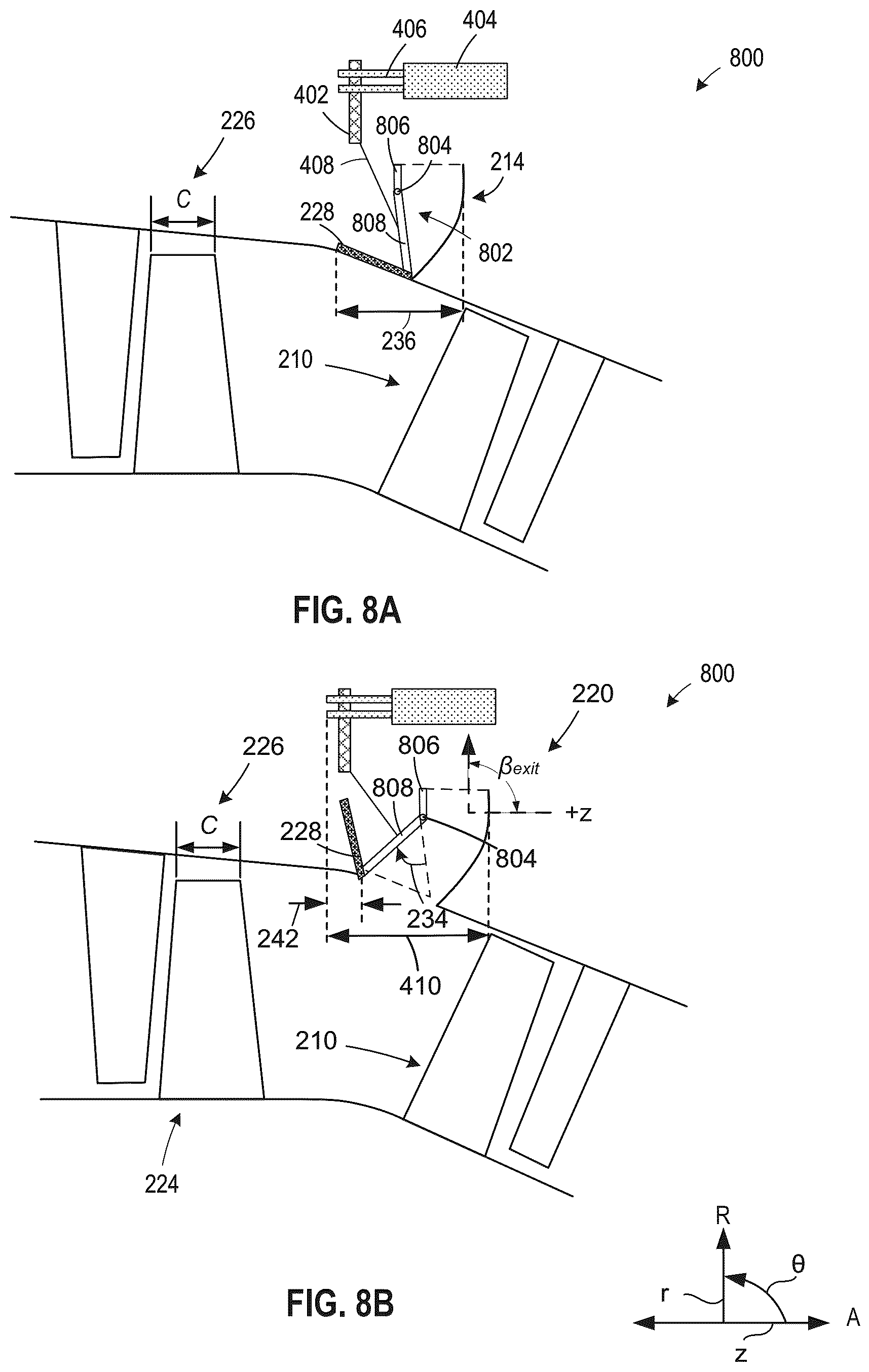 Patent US12320259 Figure 8 – Compact bleed valve assemblies