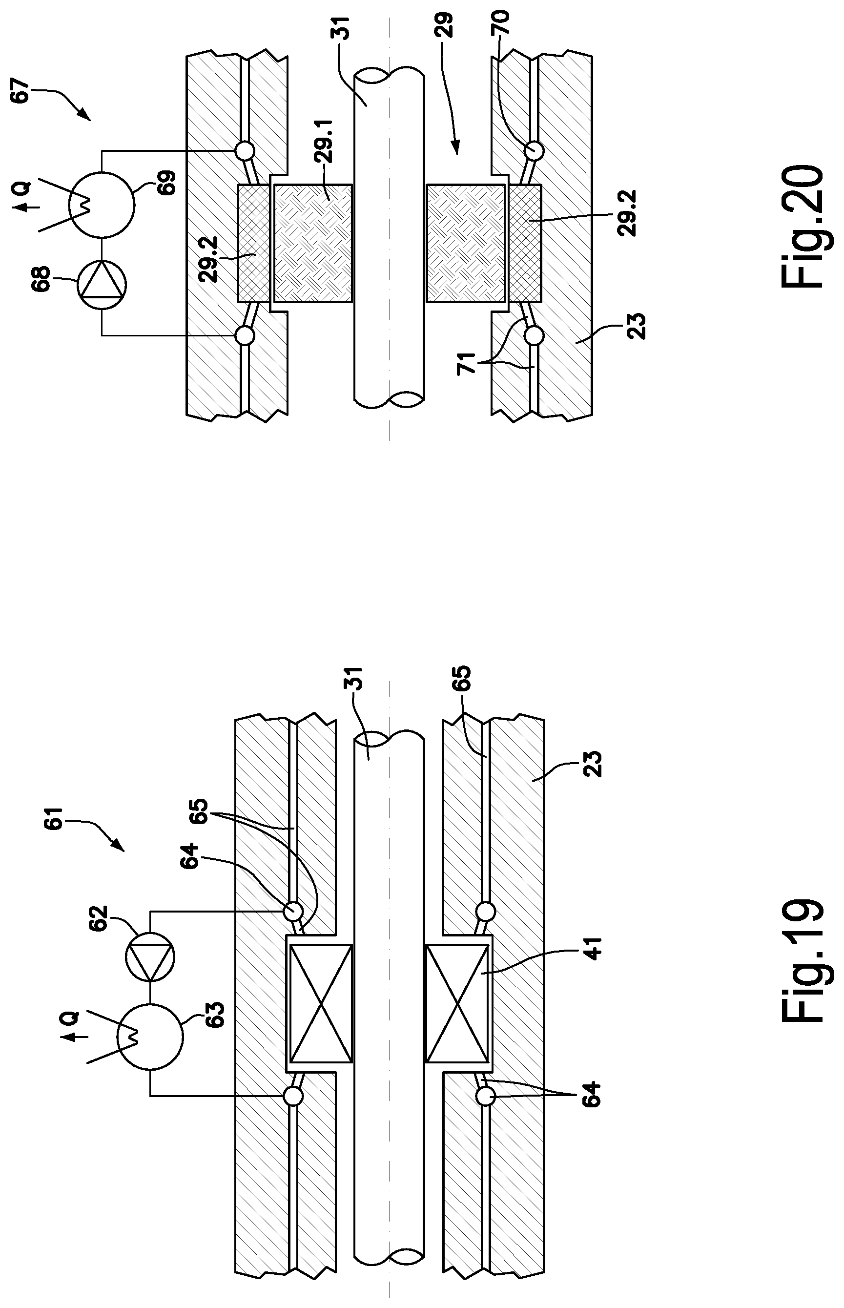 Patent US12320265 Figure 7 – Integrated hermetically sealed turboexpander-generator with overhung turbomachine