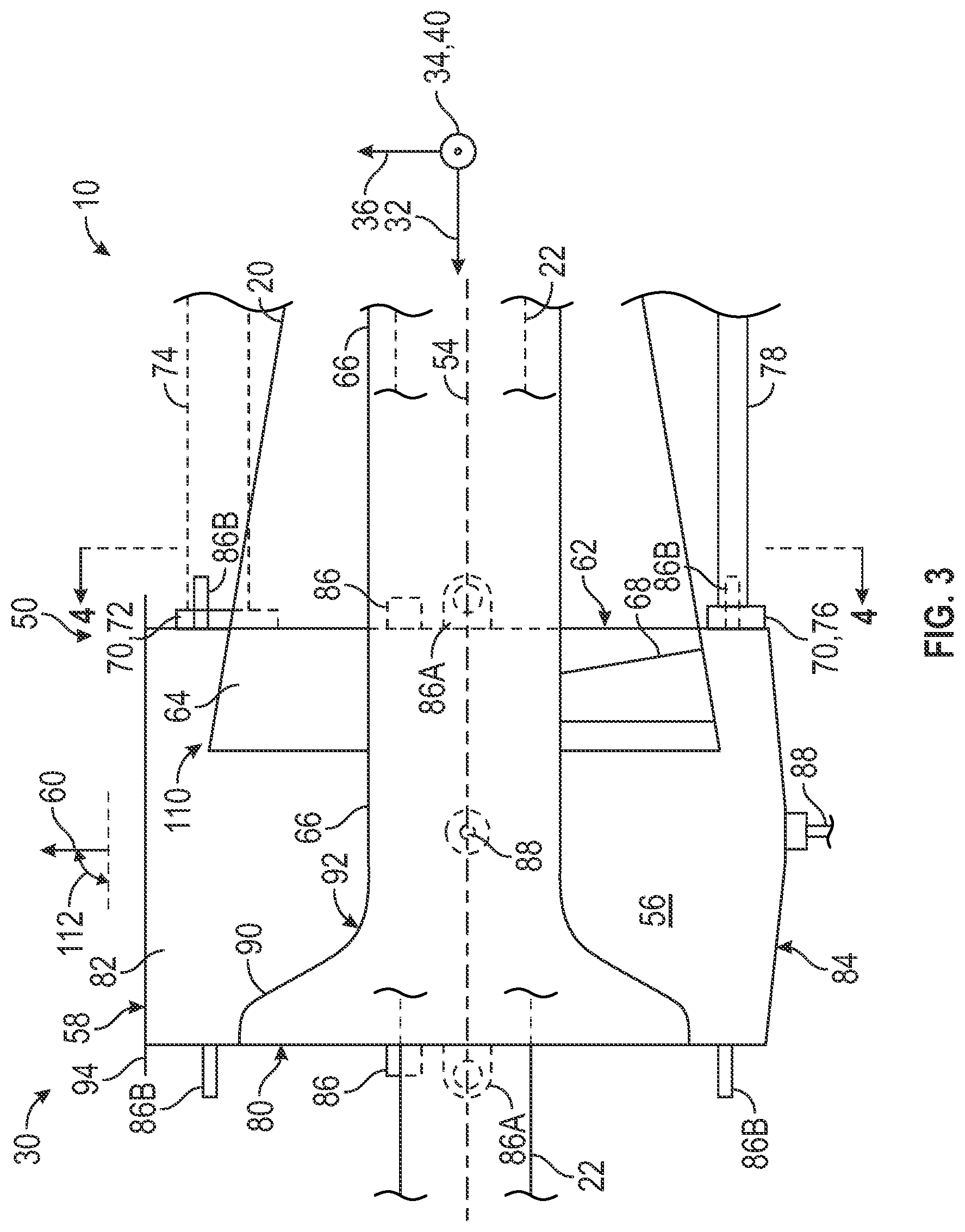 Patent US12320268 Figure 3 – Turbine exhaust collector