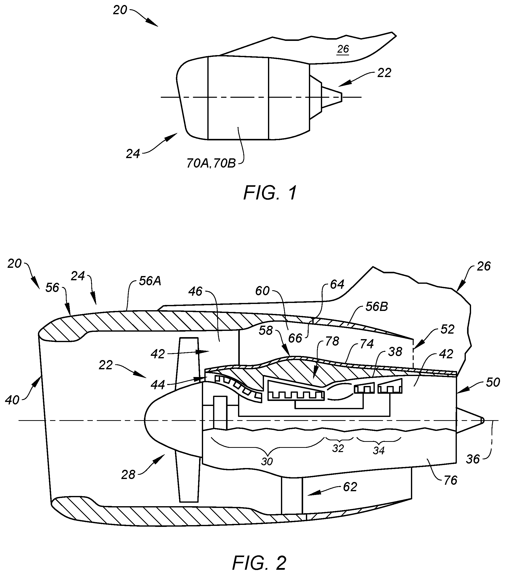Patent US12320269 Figure 1 – Drain system for propulsion system
