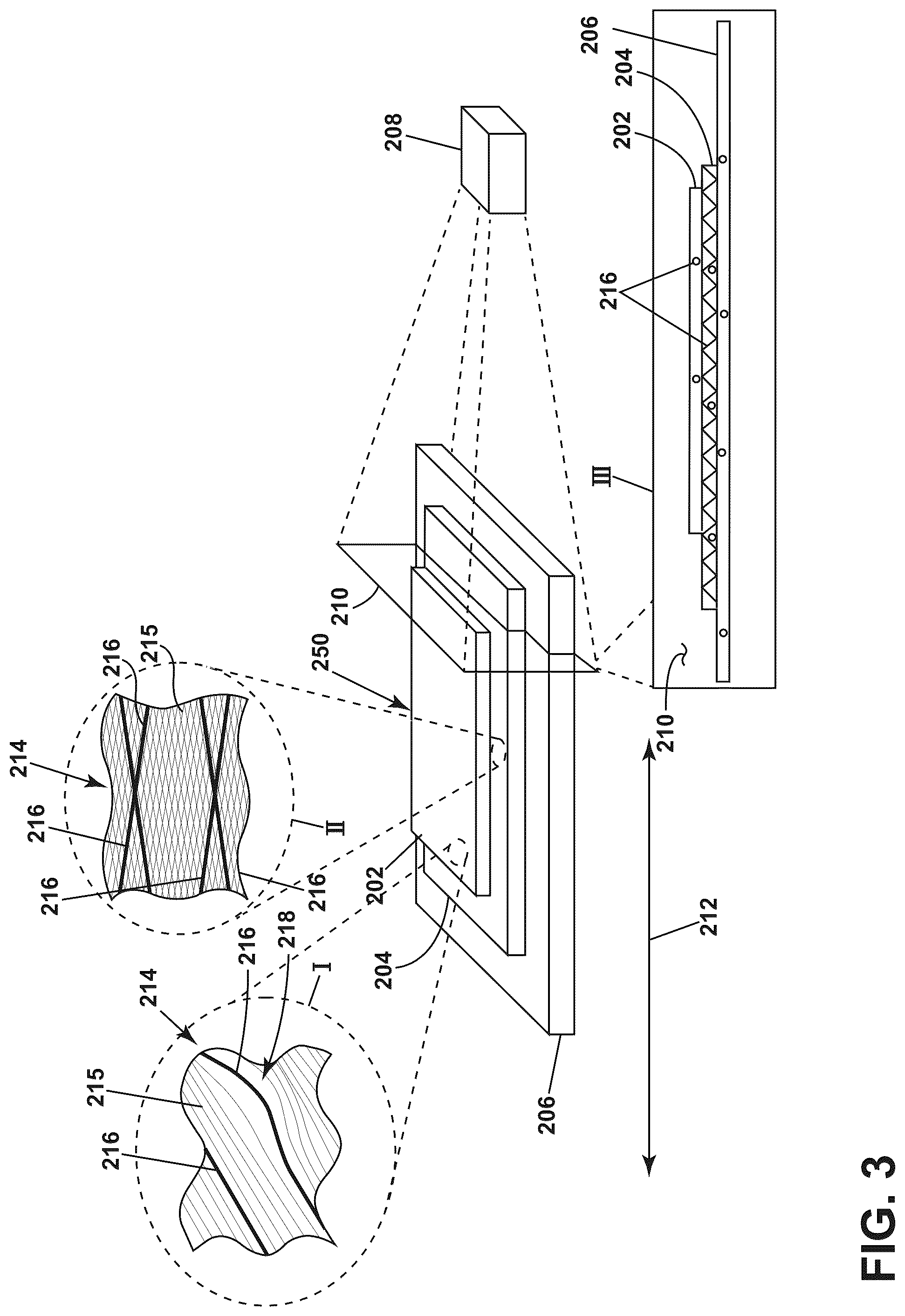 Patent US12320272 Figure 3 – Turbine engine having a composite assembly