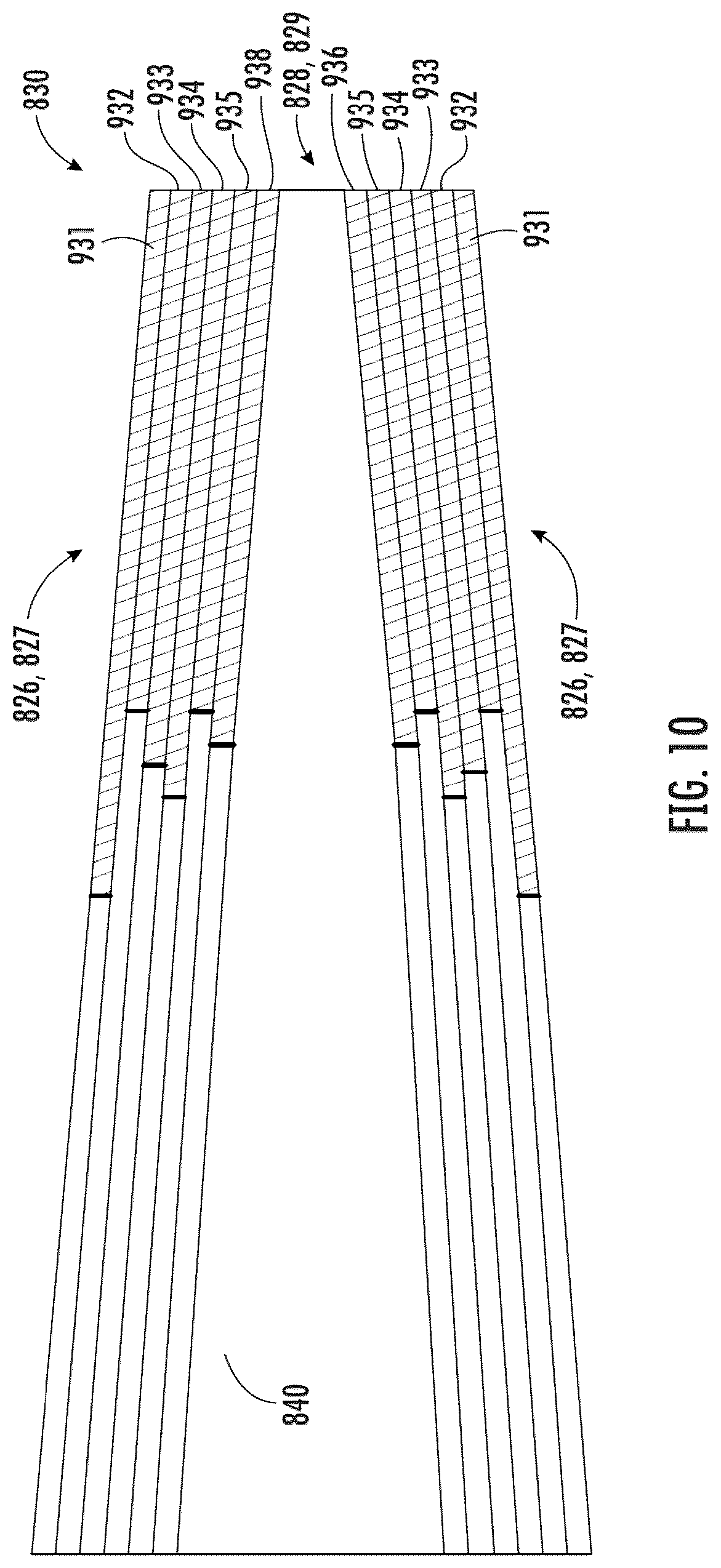 Patent US12320273 Figure 9 – Turbine engine with composite airfoils