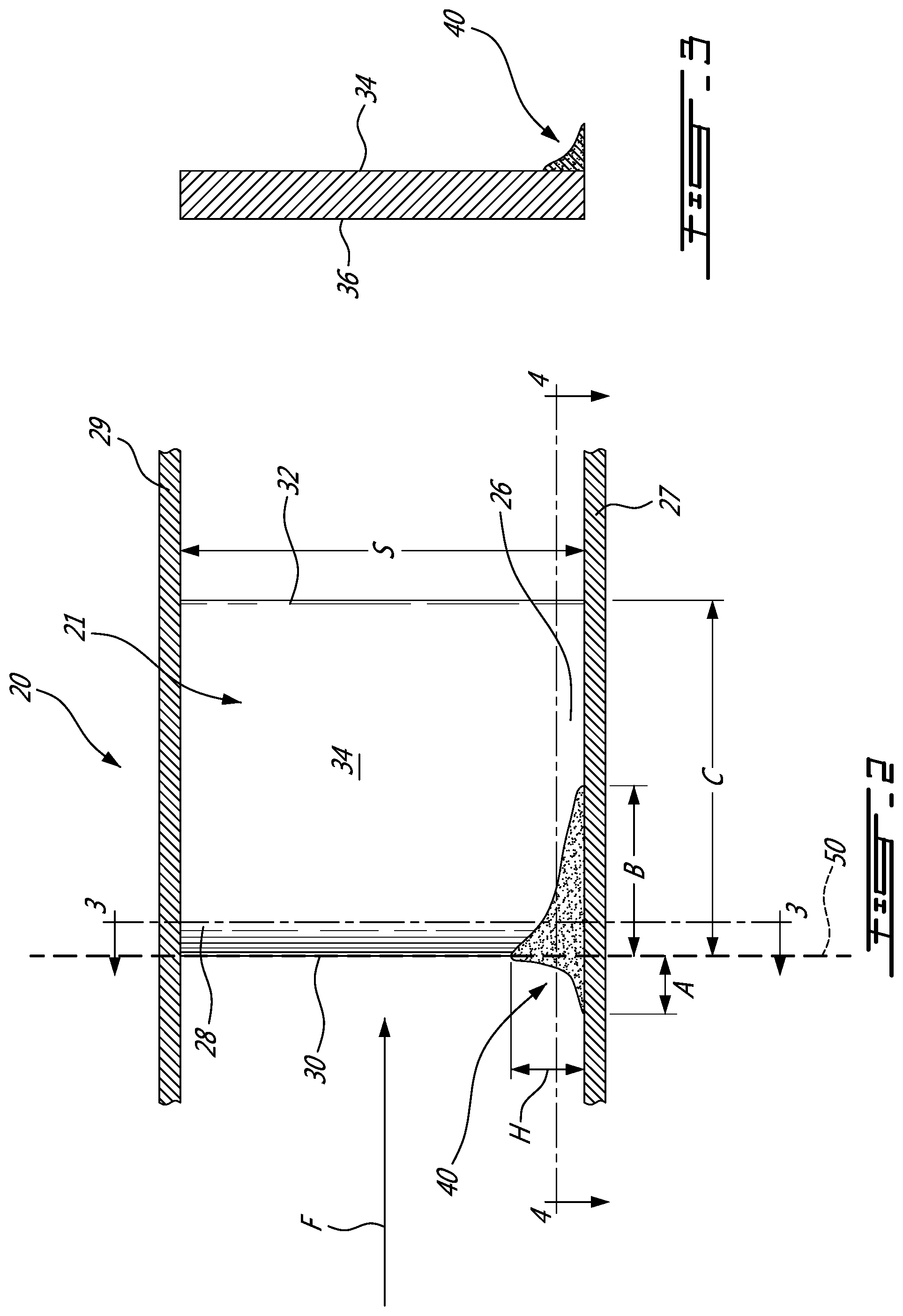 Patent US12320274 Figure 2 – Compressor stator with leading edge fillet