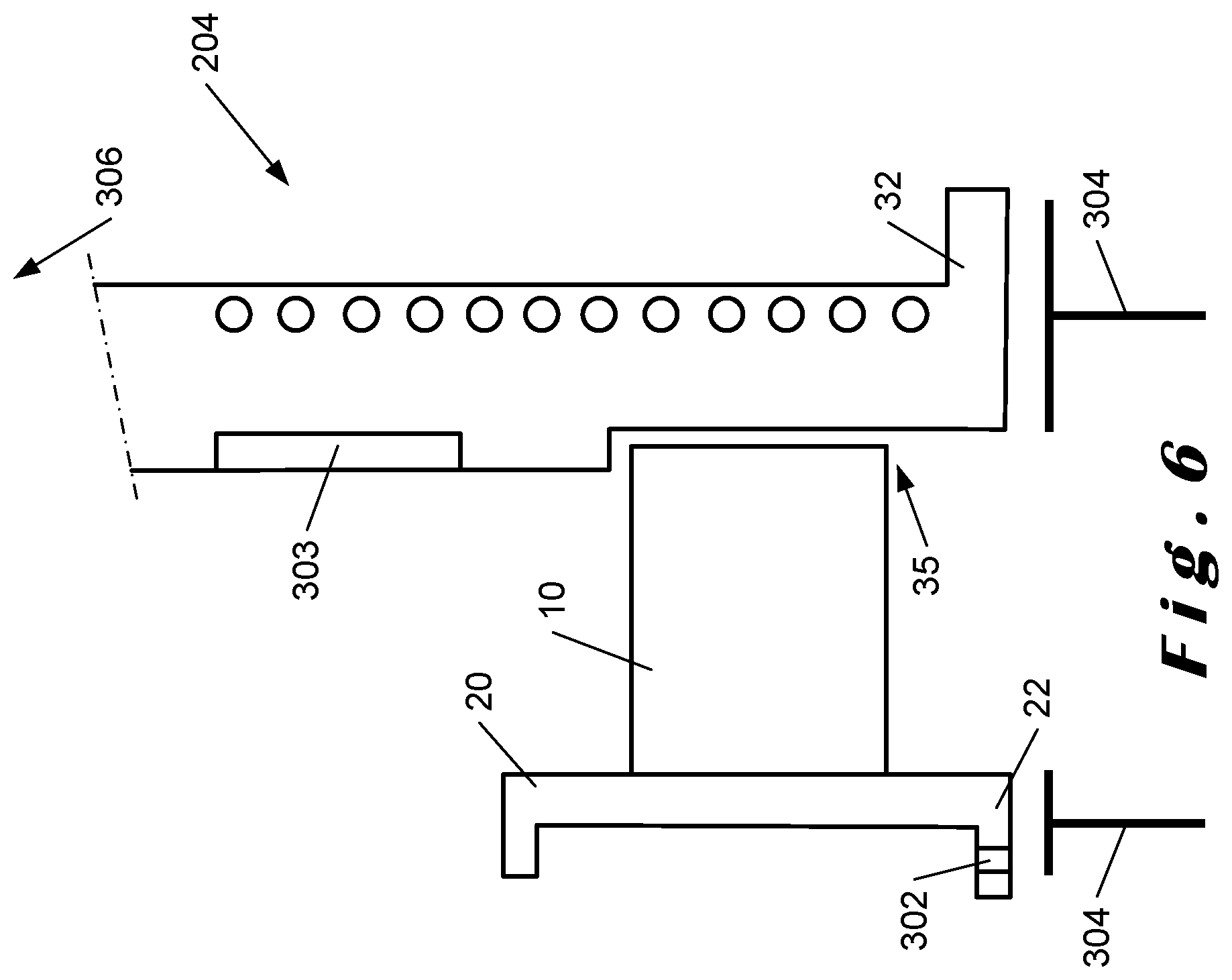 Patent US12320275 Figure 6 – Stator vane assembly for an aircraft turbine engine compressor
