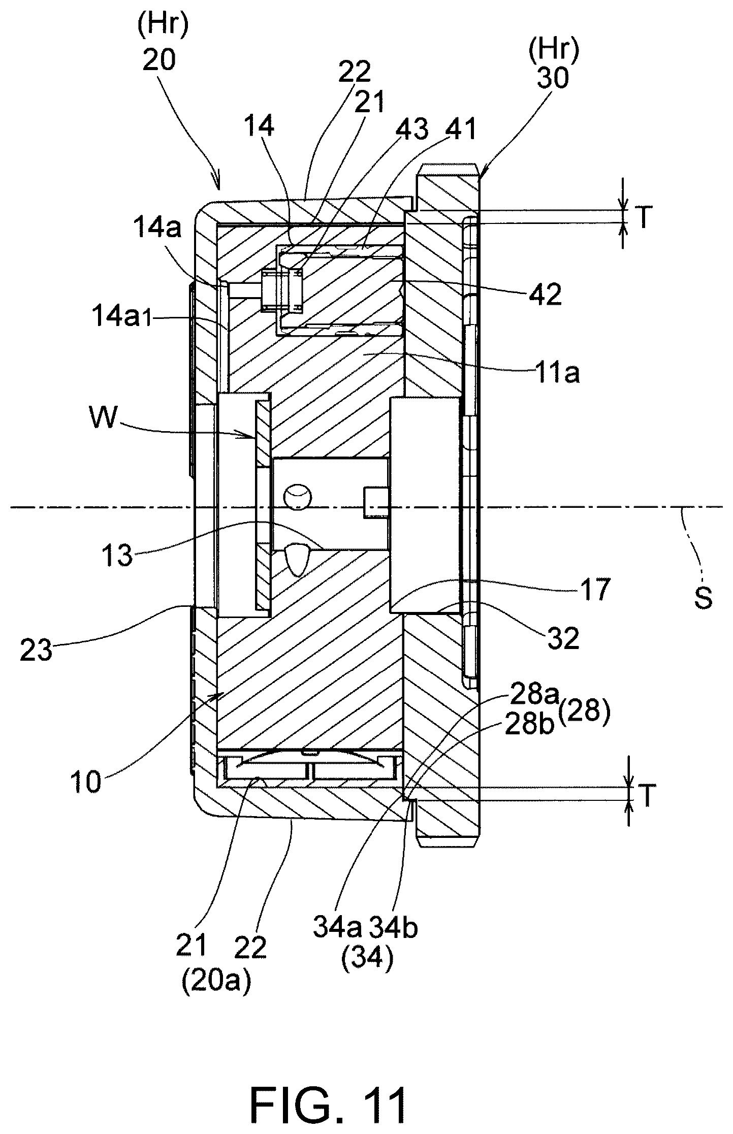 Patent US12320278 Figure 11 – Valve timing changing device