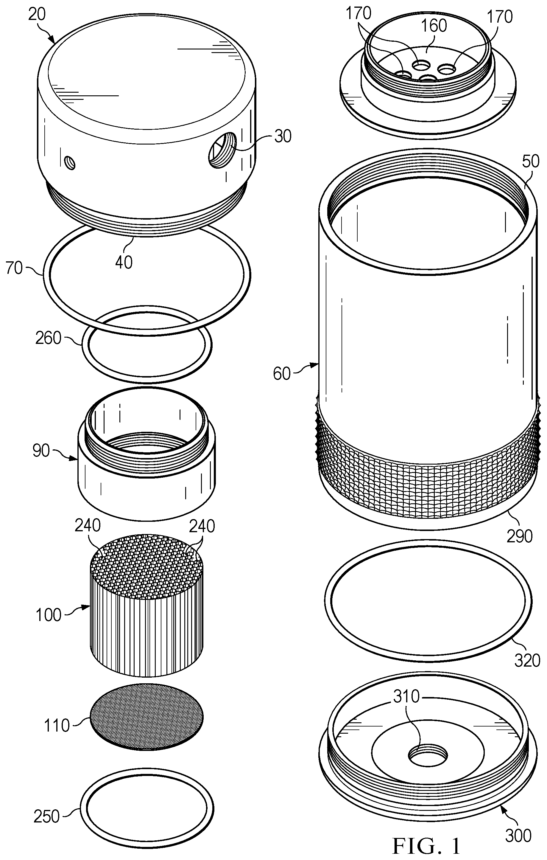 Patent US12320281 Figure 1 – Catch can system and method
