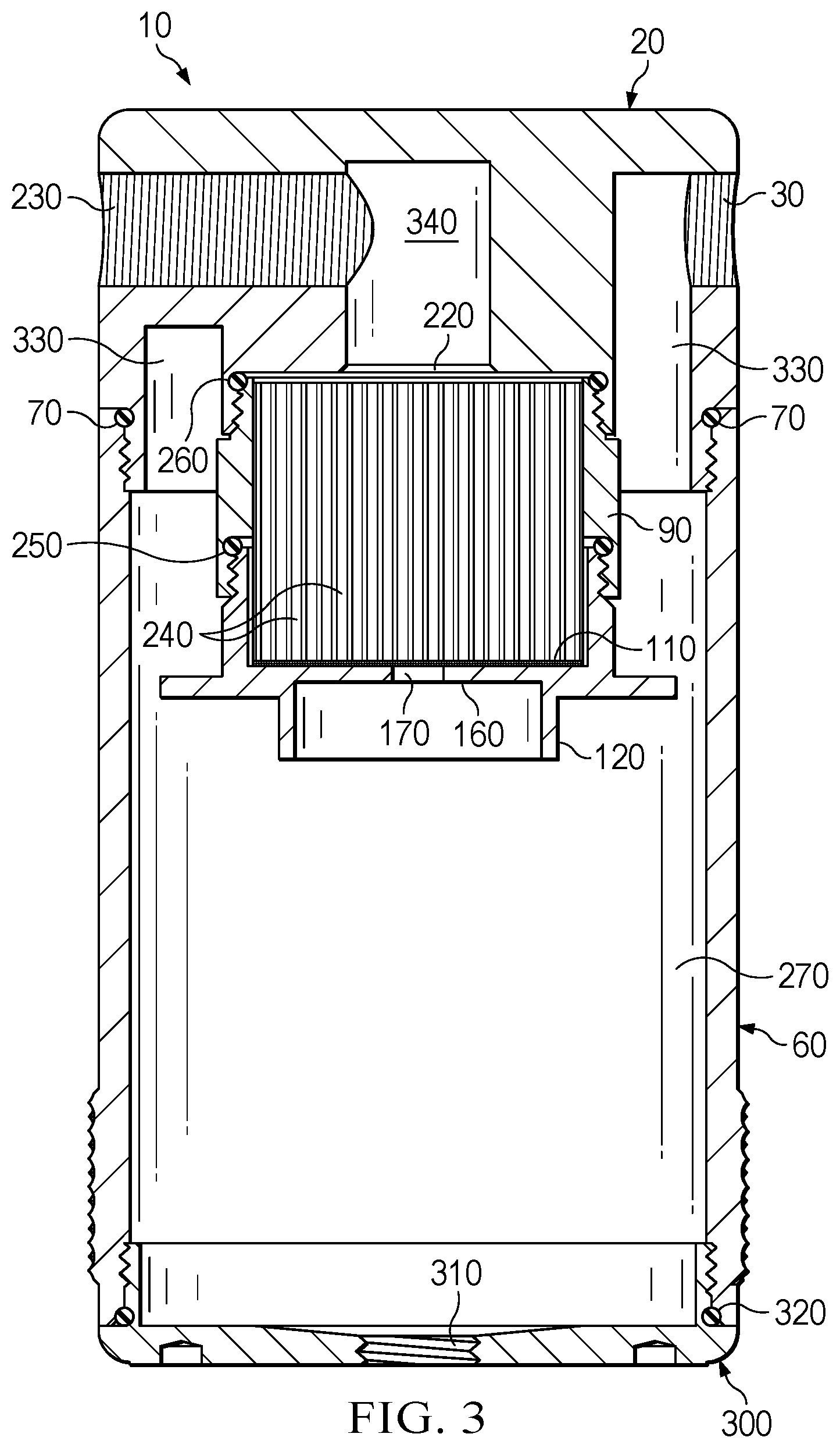Patent US12320281 Figure 3 – Catch can system and method