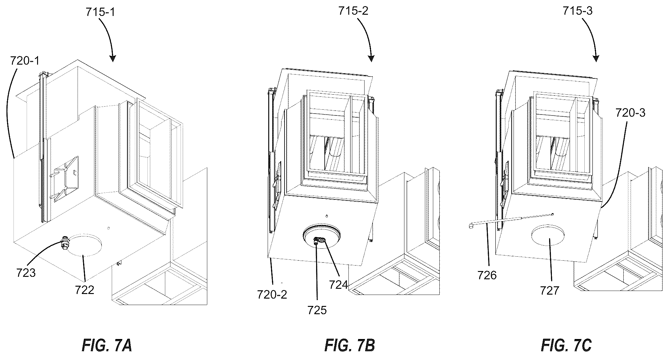 Patent US12320284 Figure 7 – Rotating and telescoping exhaust for air handling transport