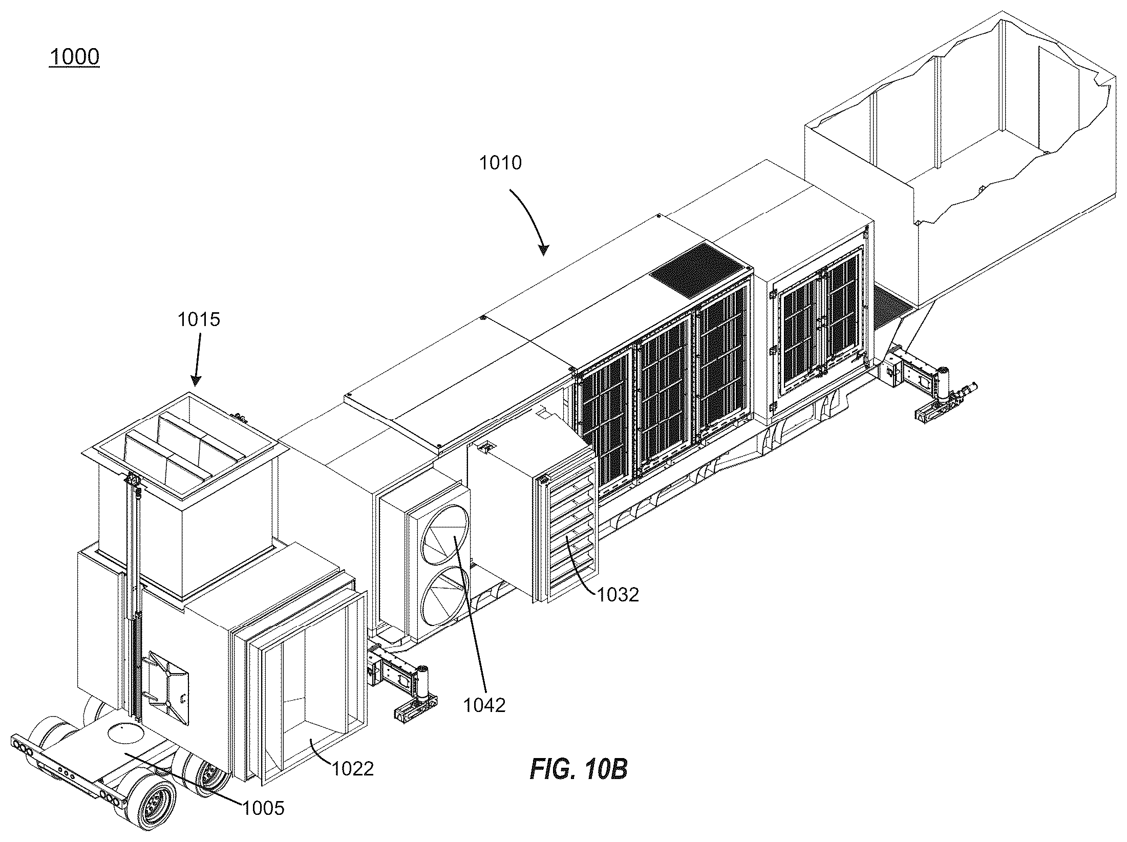 Patent US12320284 Figure 10 – Rotating and telescoping exhaust for air handling transport