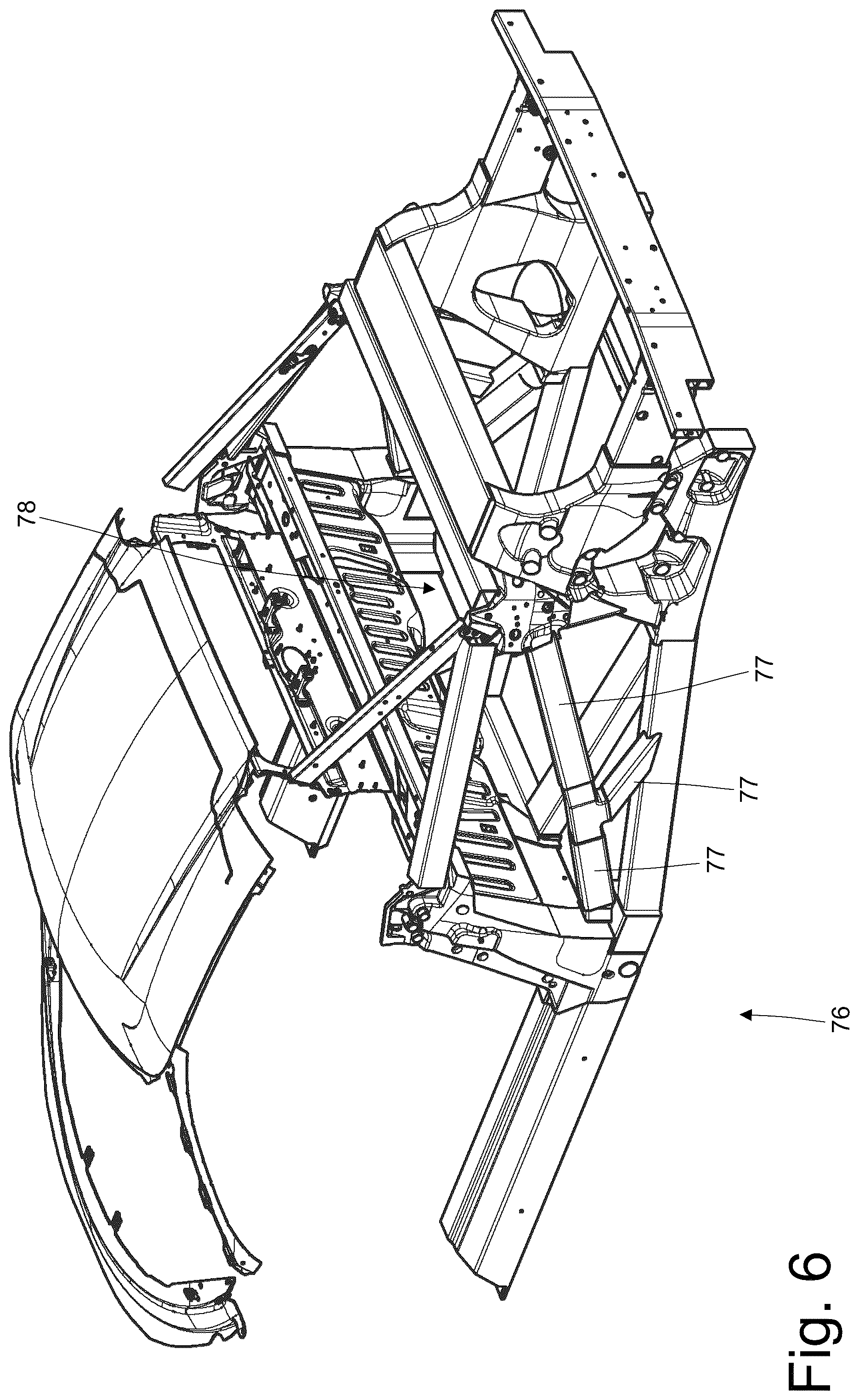 Patent US12320291 Figure 6 – Car provided with an internal combustion engine in which the pumps are operated by the camshafts
