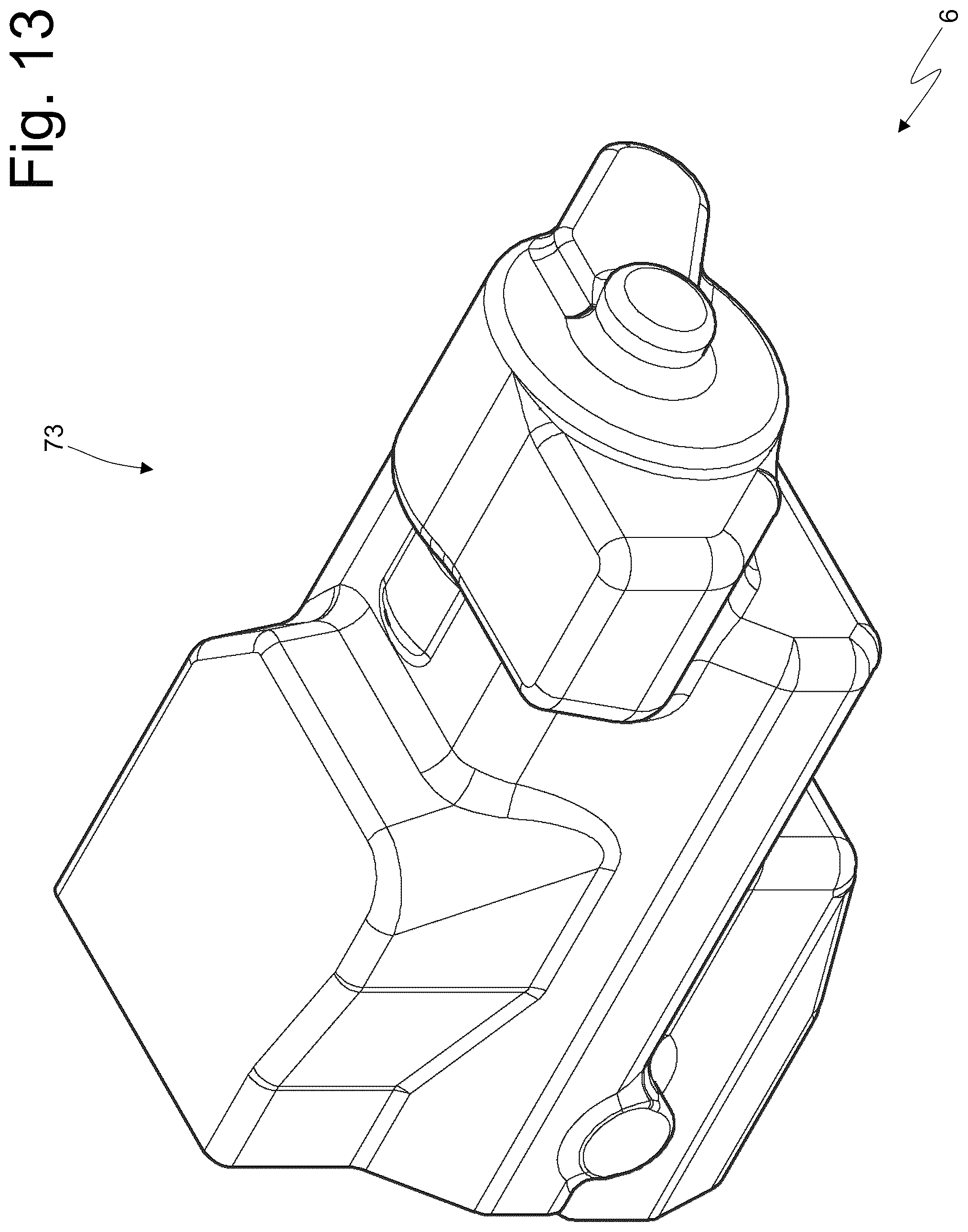 Patent US12320291 Figure 13 – Car provided with an internal combustion engine in which the pumps are operated by the camshafts