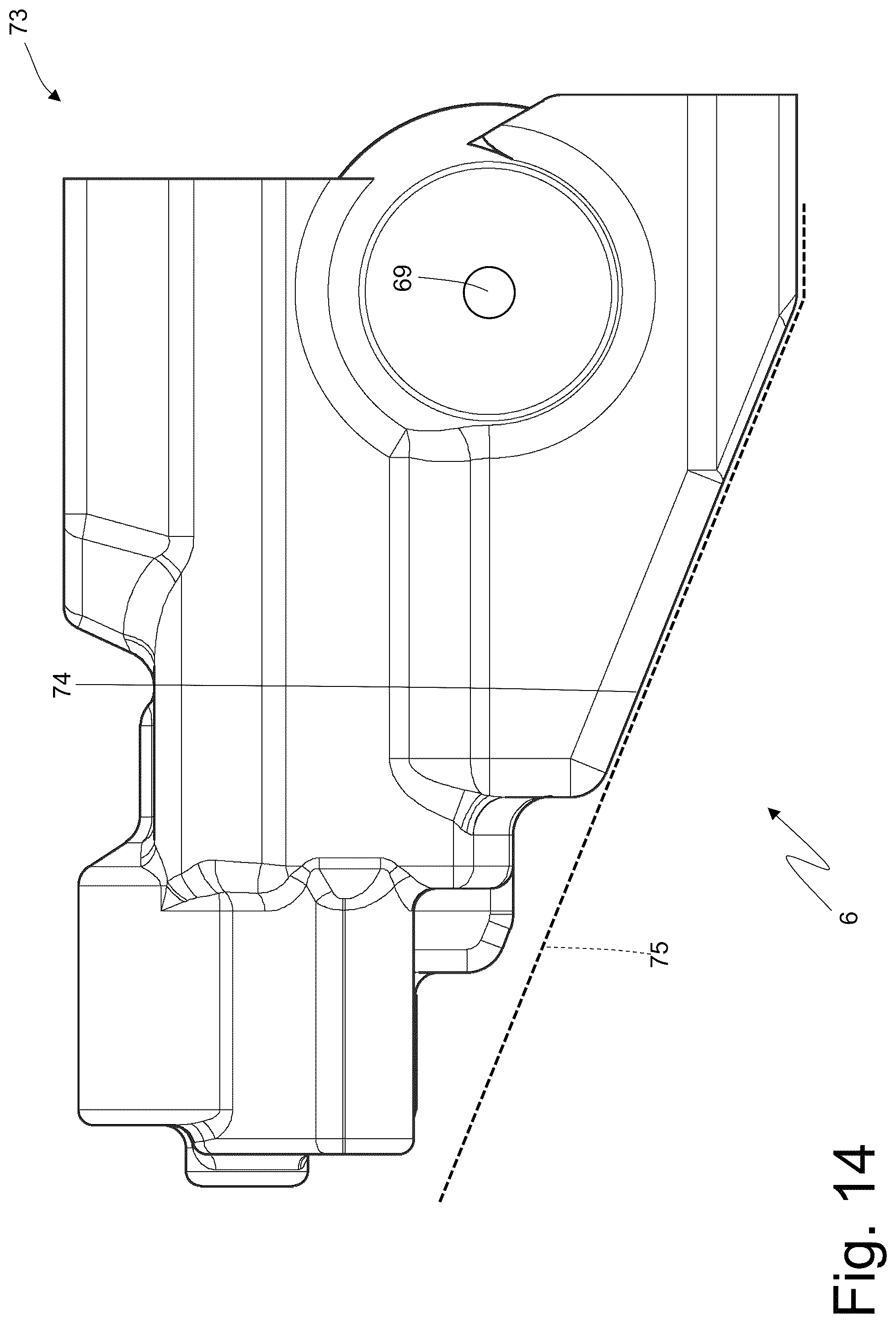 Patent US12320291 Figure 14 – Car provided with an internal combustion engine in which the pumps are operated by the camshafts