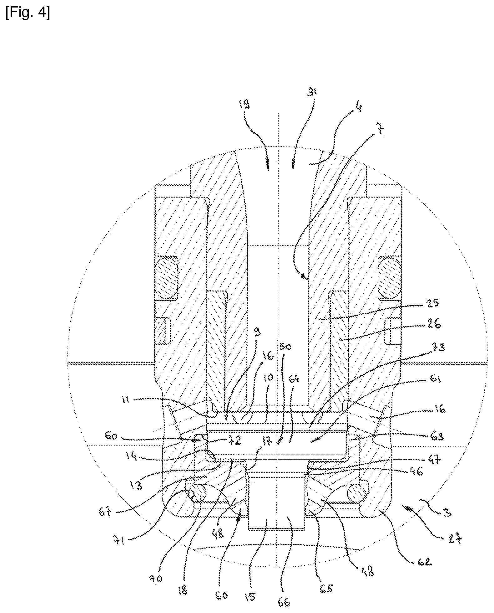 Patent US12320292 Figure 4 – Friction insert for oriented valve