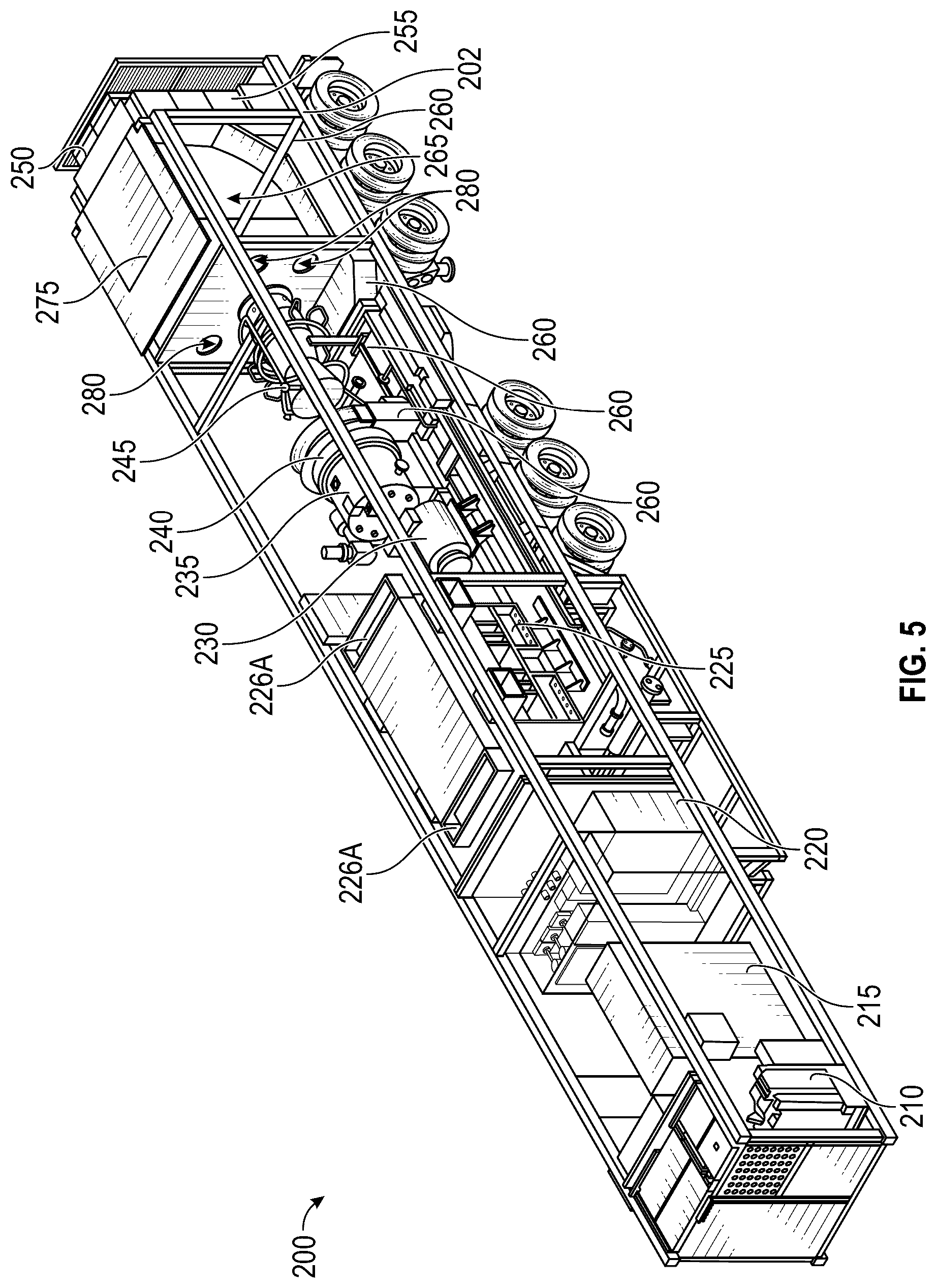 Patent US12320294 Figure 4 – Single-transport mobile electric power generation