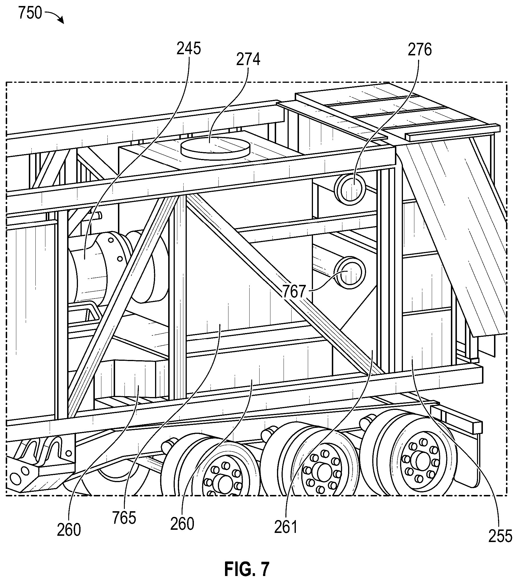 Patent US12320294 Figure 6 – Single-transport mobile electric power generation