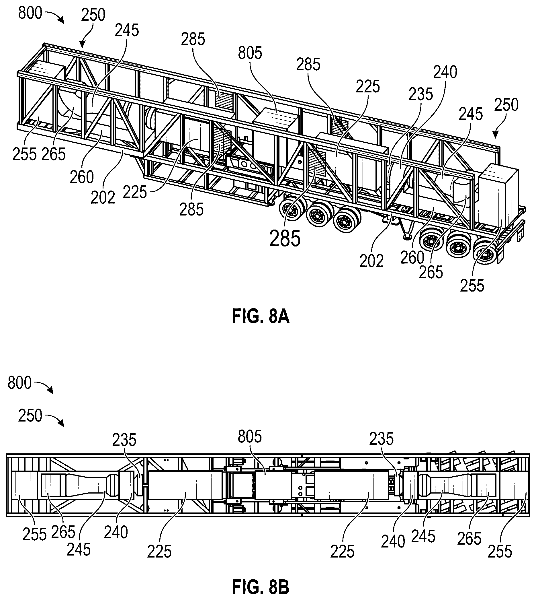 Patent US12320294 Figure 7 – Single-transport mobile electric power generation