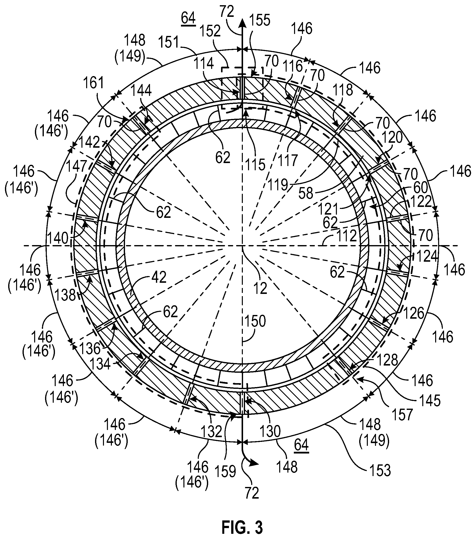 Patent US12320304 Figure 3 – Gas turbine engine including a compressor bleed air system