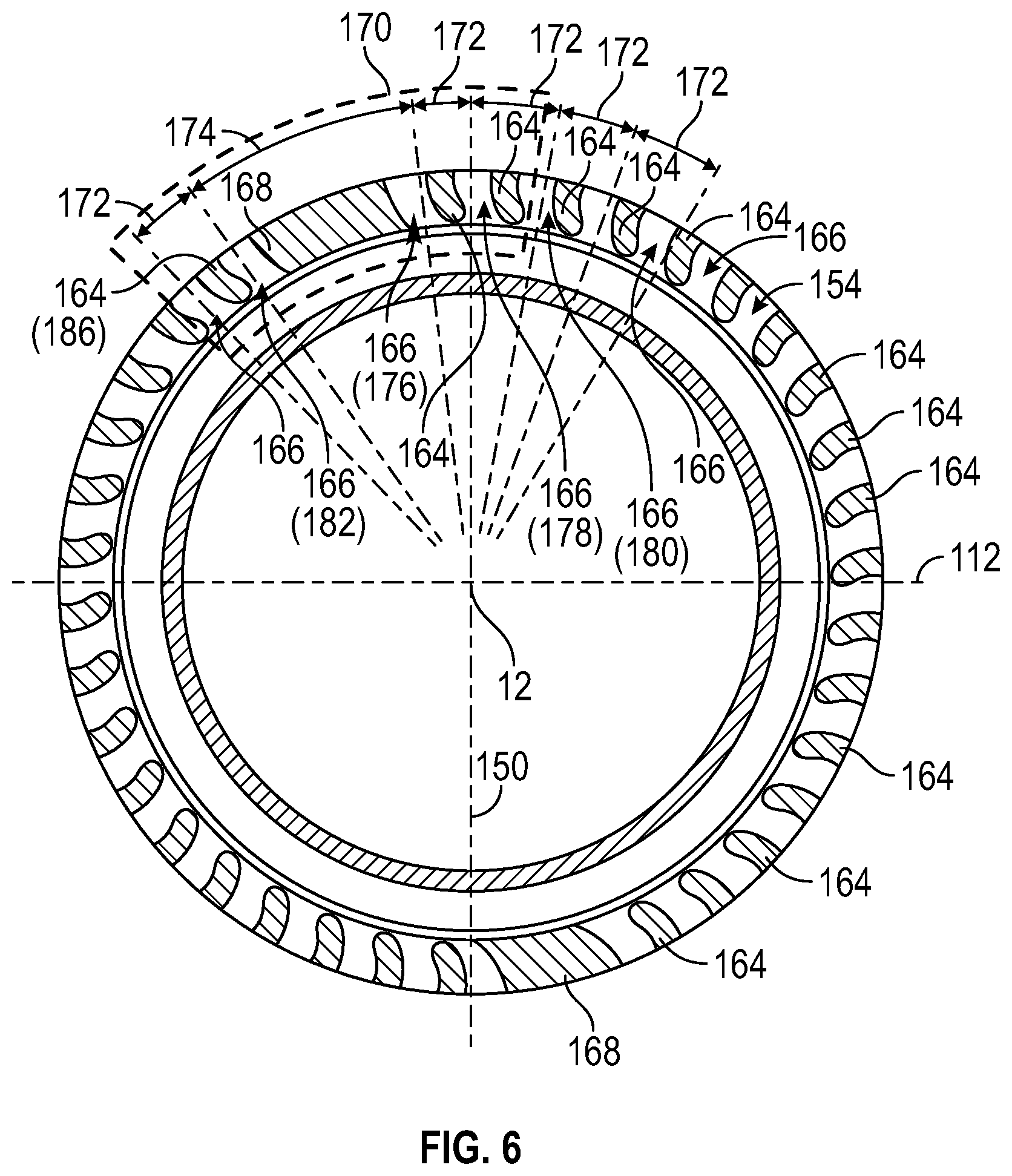 Patent US12320304 Figure 6 – Gas turbine engine including a compressor bleed air system