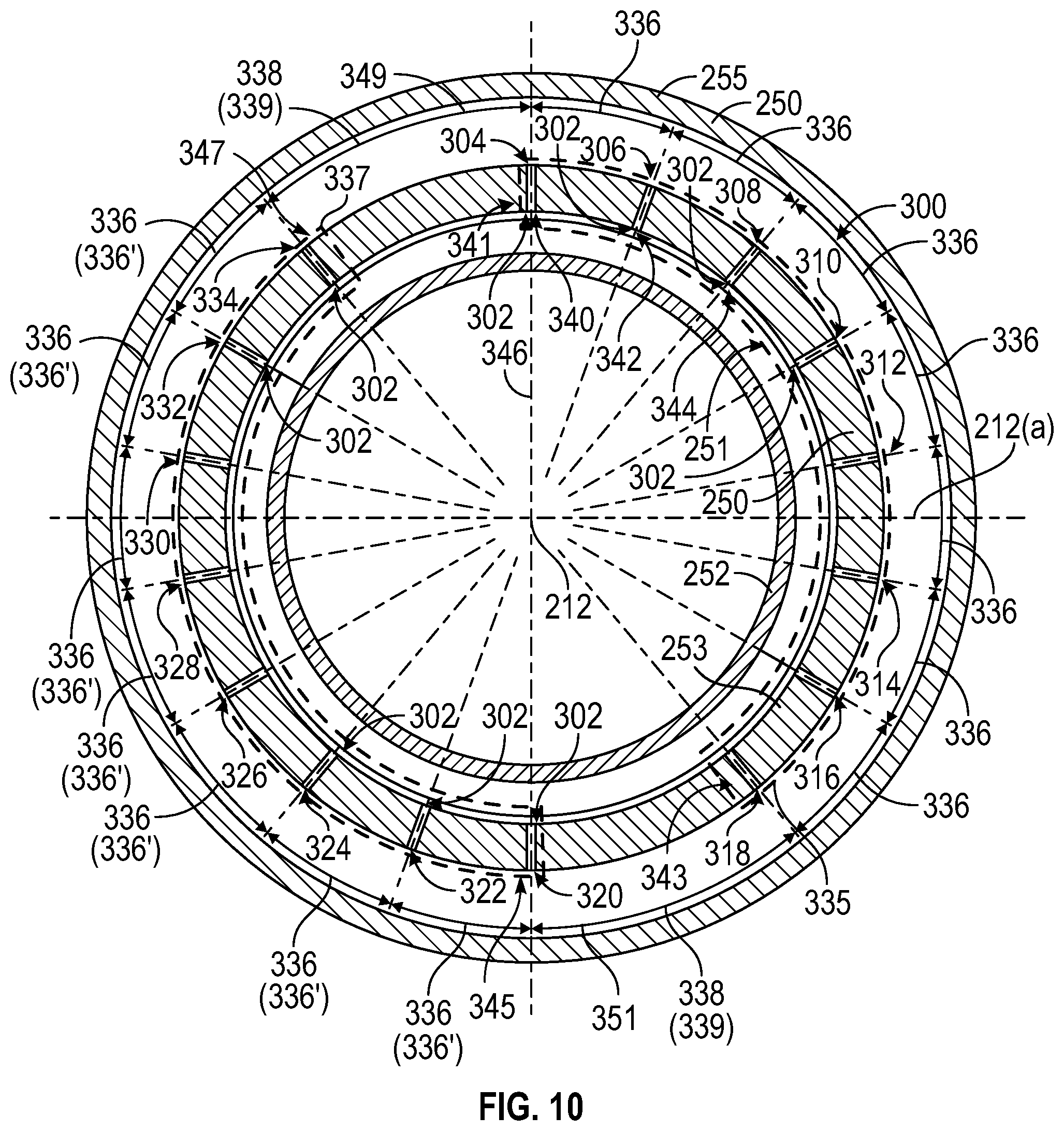 Patent US12320304 Figure 10 – Gas turbine engine including a compressor bleed air system