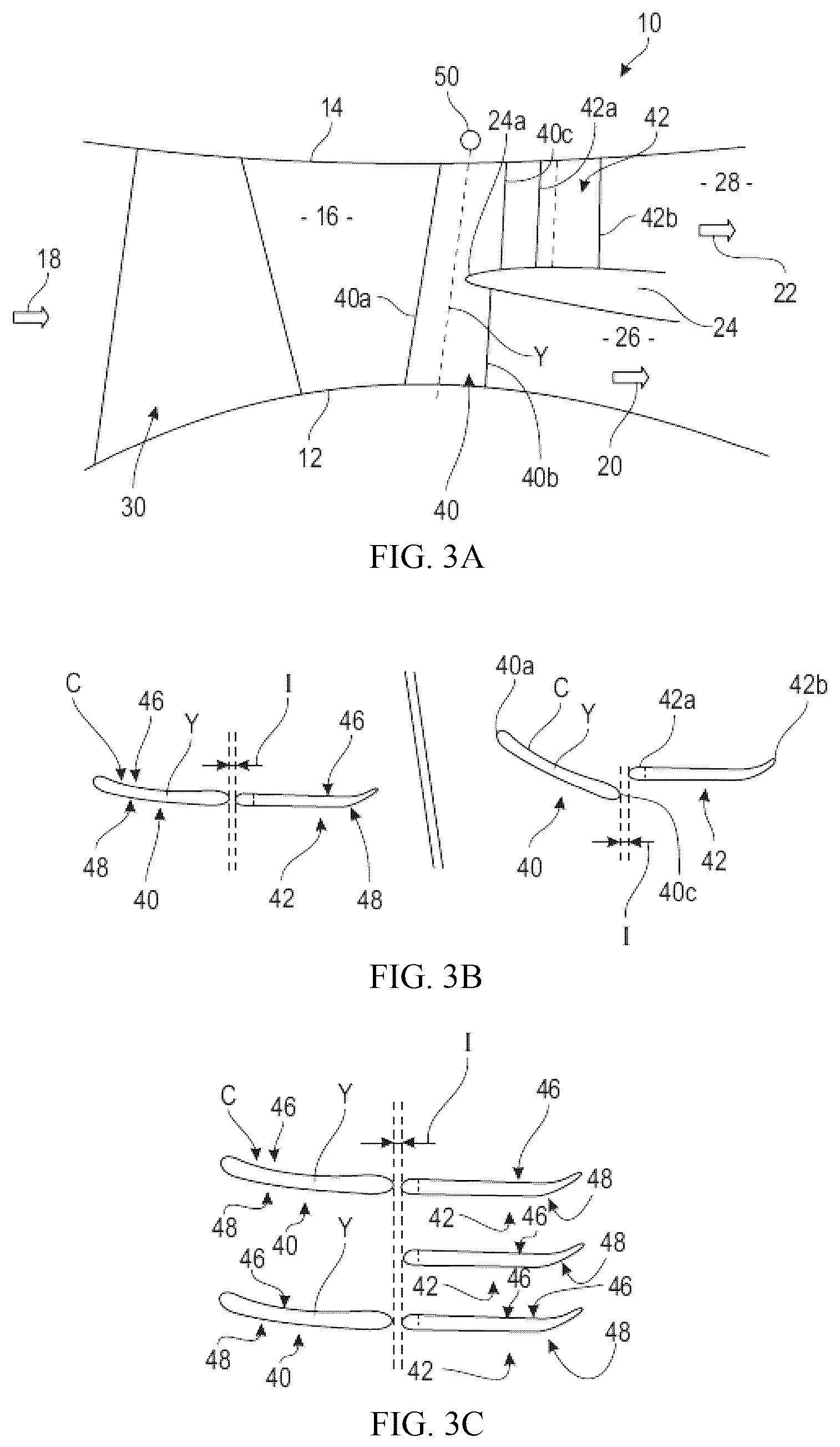 Patent US12320305 Figure 3 – Aircraft turbomachine