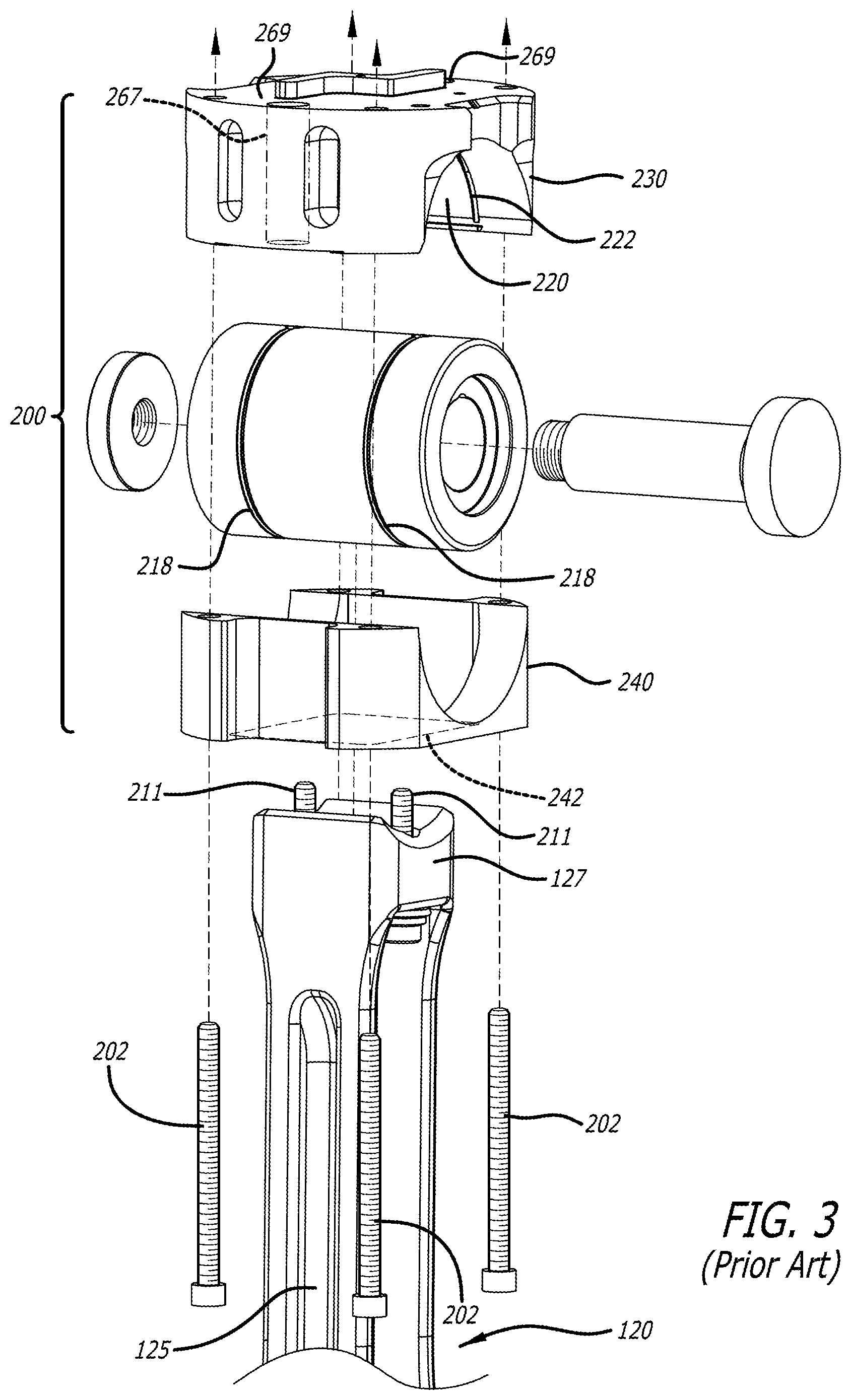 Patent US12320312 Figure 3 – Piston assembly with opposing injection regions for an opposed-piston engine