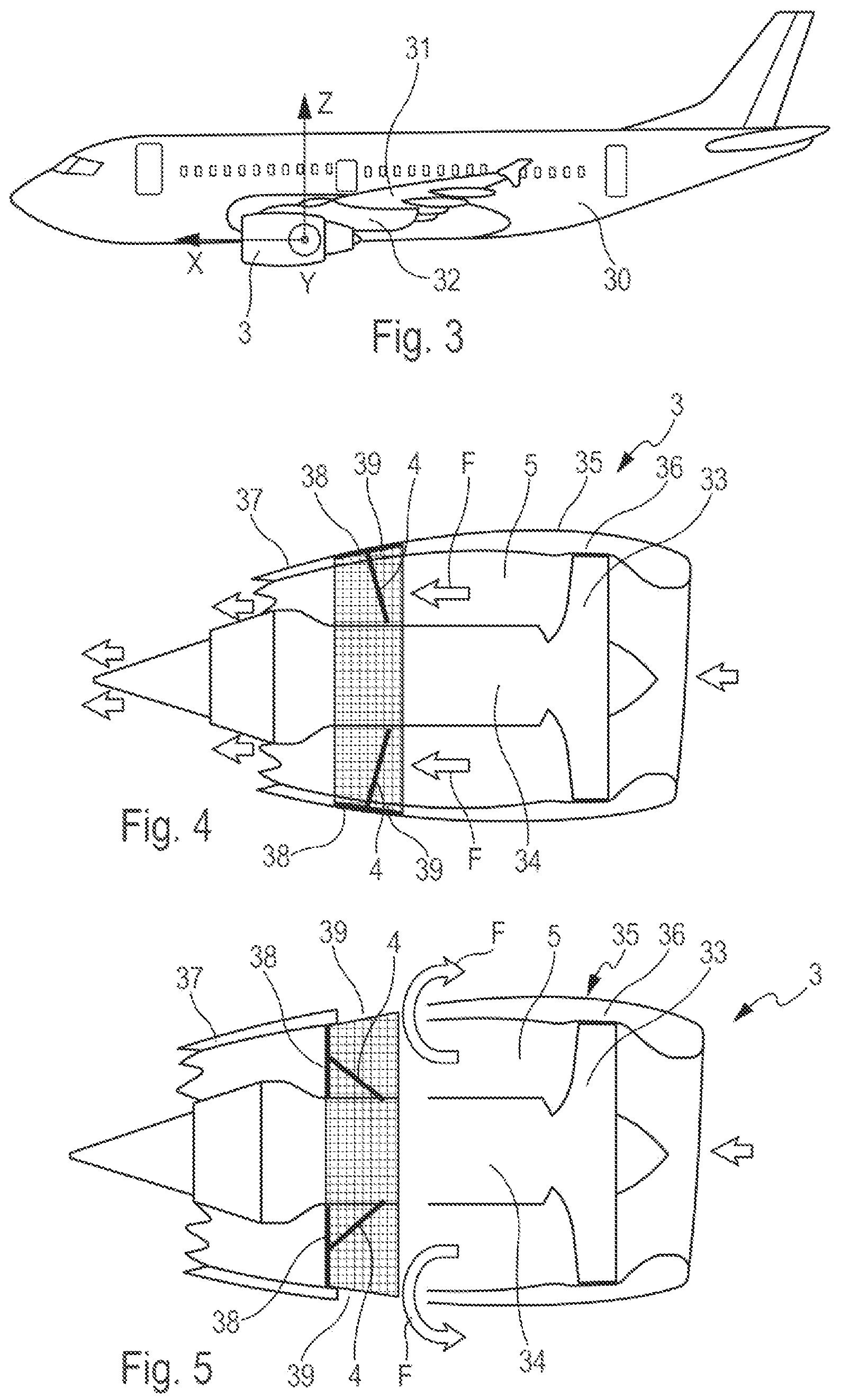 Patent US12320317 Figure 3 – Pressure measurement bar improving the monitoring of unsteady aerodynamic phenomena