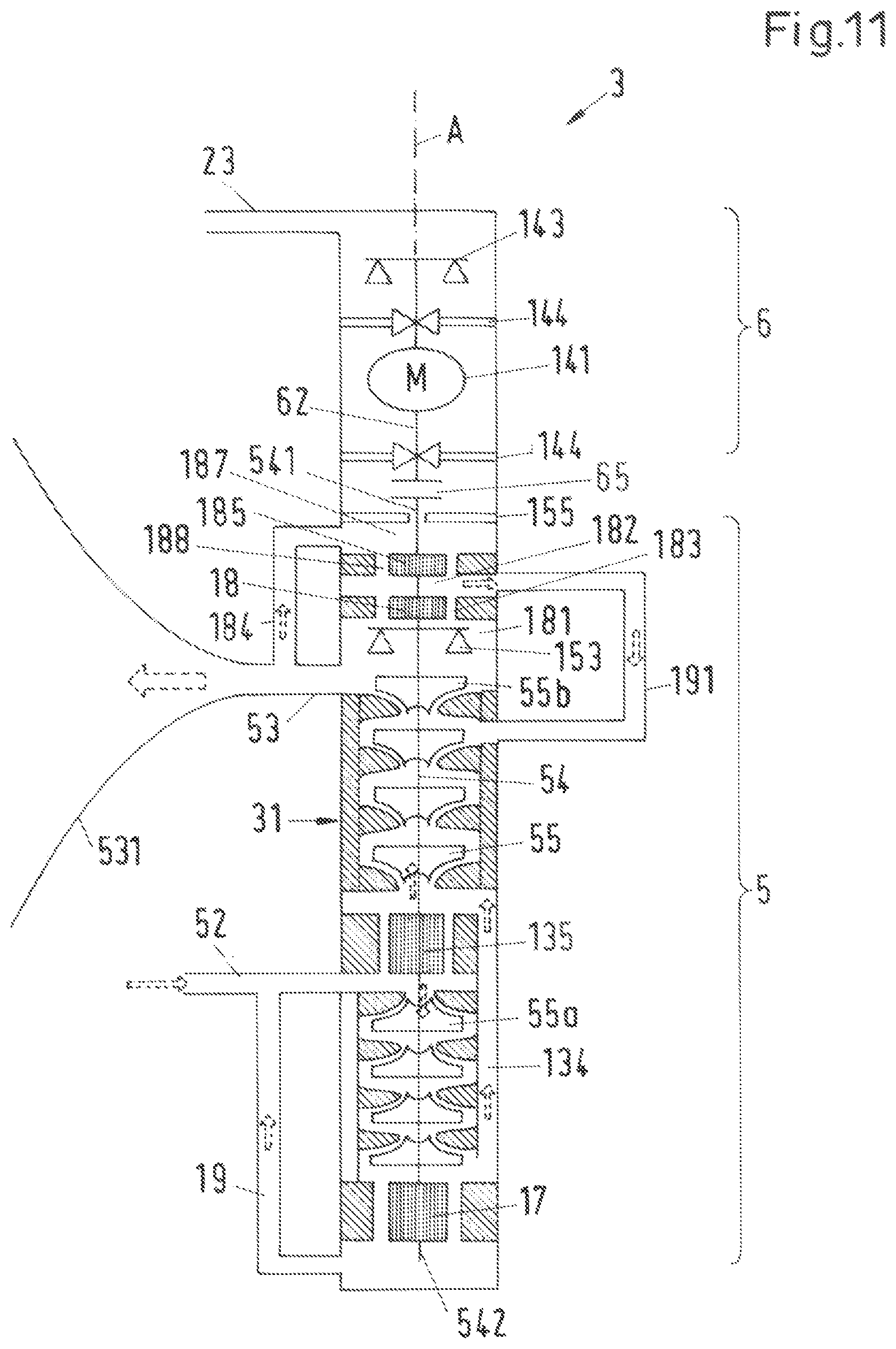 Patent US12320320 Figure 11 – Energy storage system