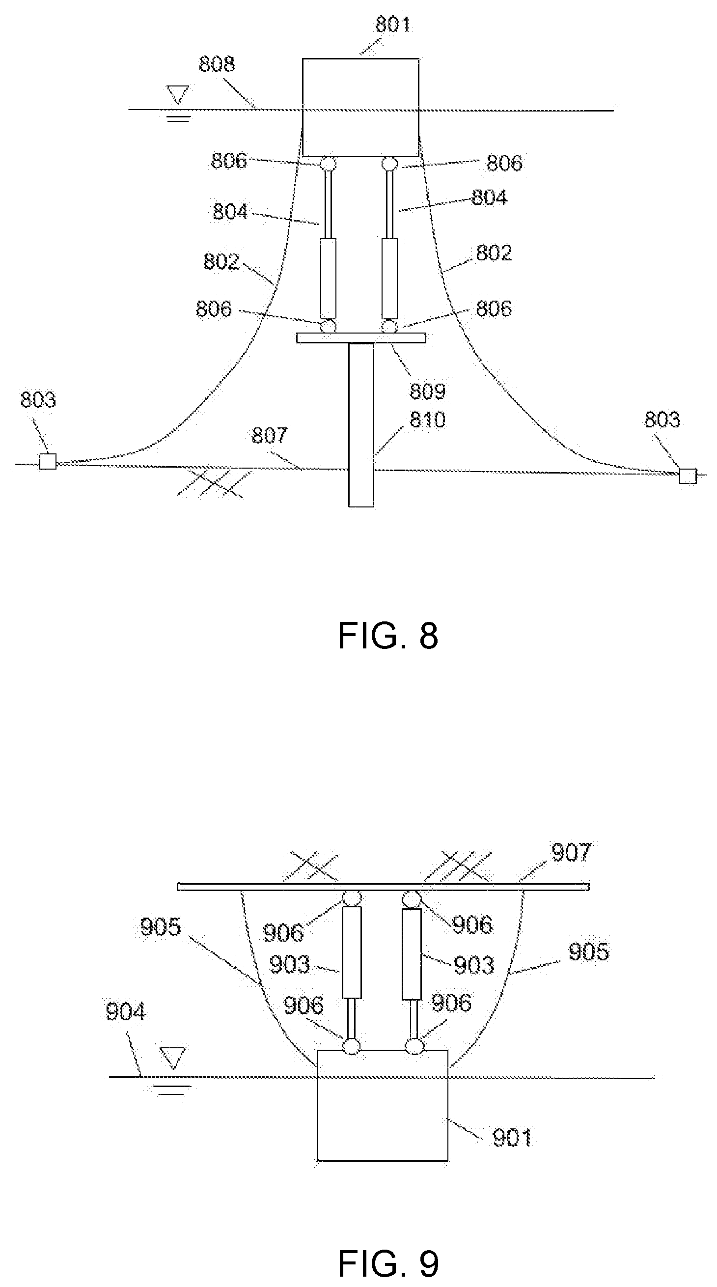 Patent US12320322 Figure 5 – Utility-scale wave energy converters