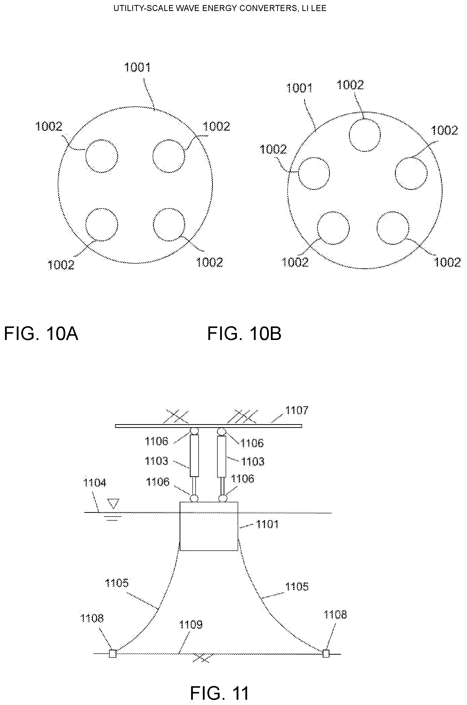 Patent US12320322 Figure 6 – Utility-scale wave energy converters