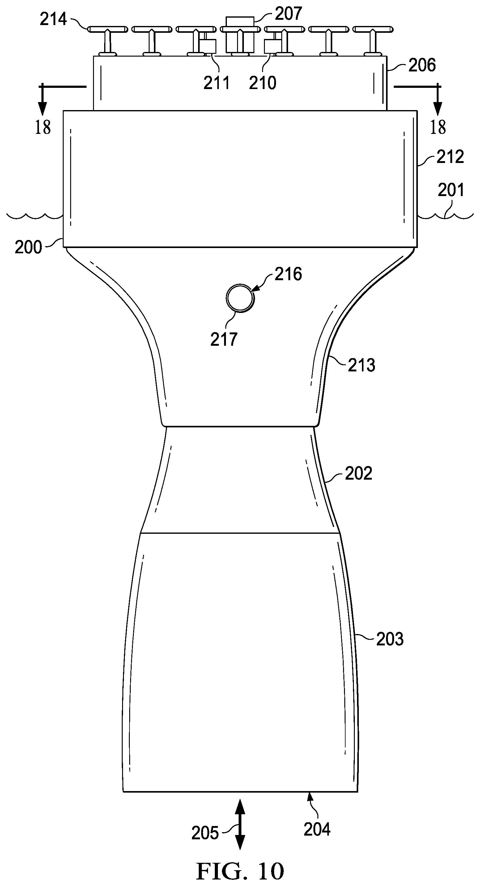Patent US12320323 Figure 9 – Inertial hydrodynamic pump and wave engine