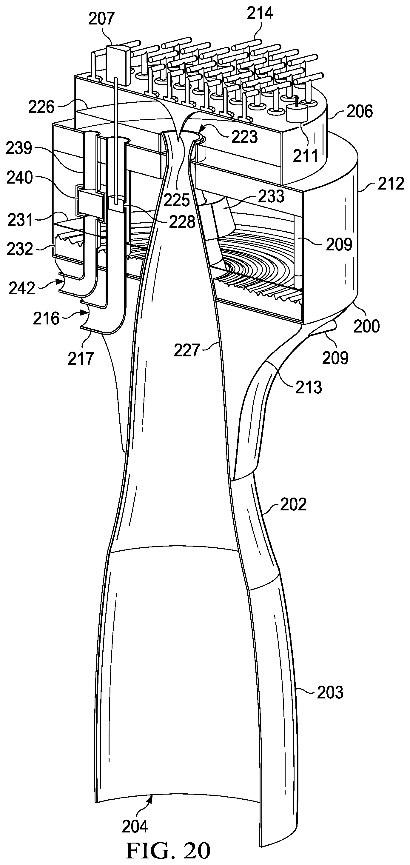 Patent US12320323 Figure 19 – Inertial hydrodynamic pump and wave engine