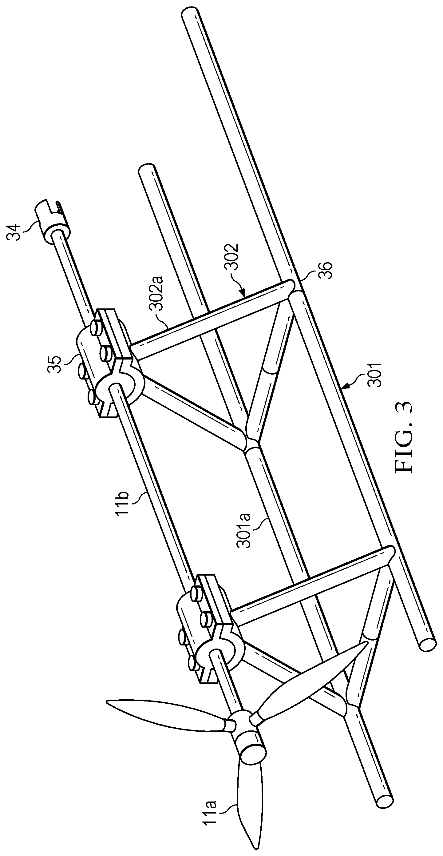 Patent US12320324 Figure 3 – Modular hydrokinetic turbine system