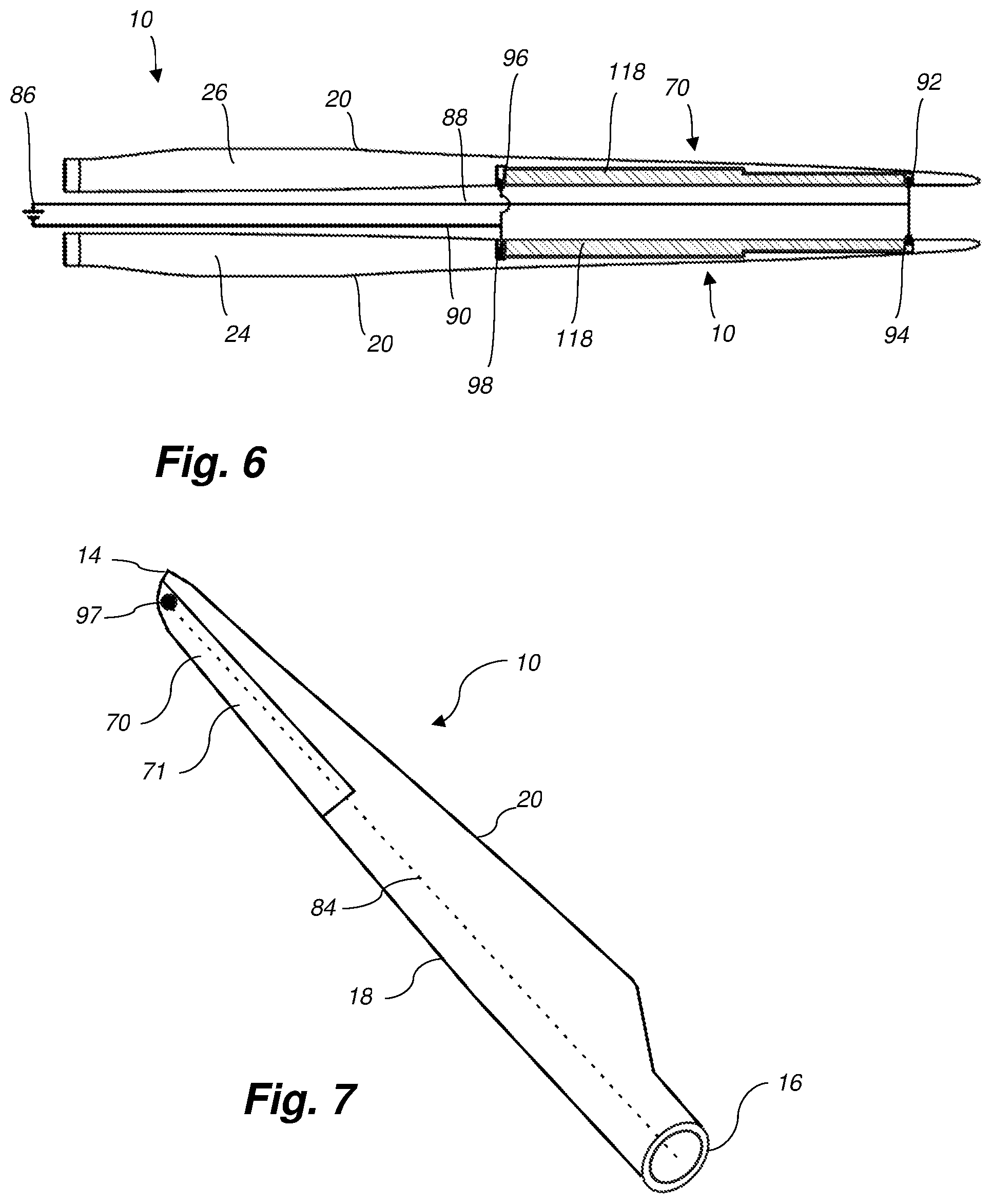 Patent US12320329 Figure 4 – Wind turbine rotor blade with a leading edge member