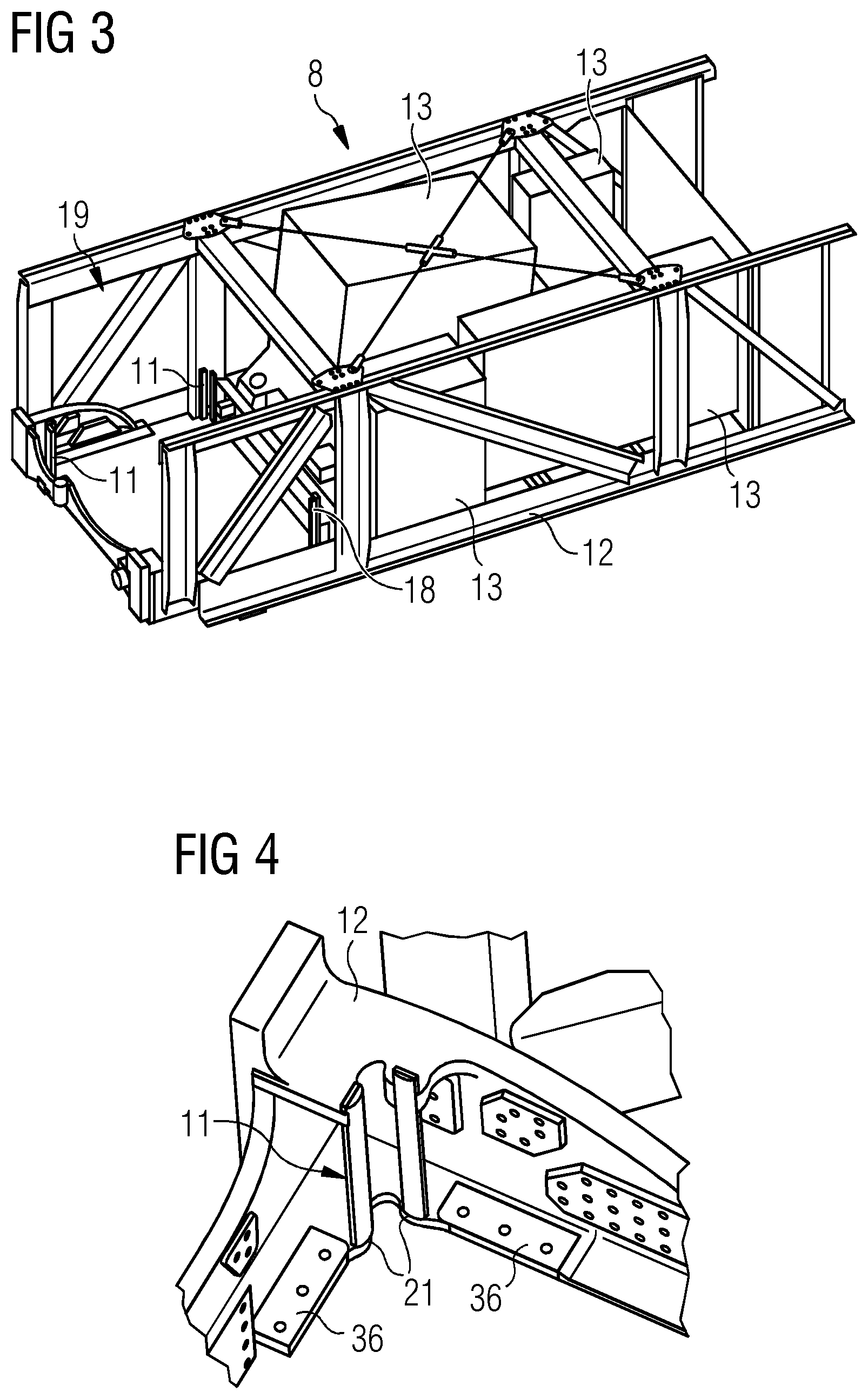 Patent US12320330 Figure 3 – Method for producing a wind turbine, a method for demounting a module, a nacelle structure and a wind turbine