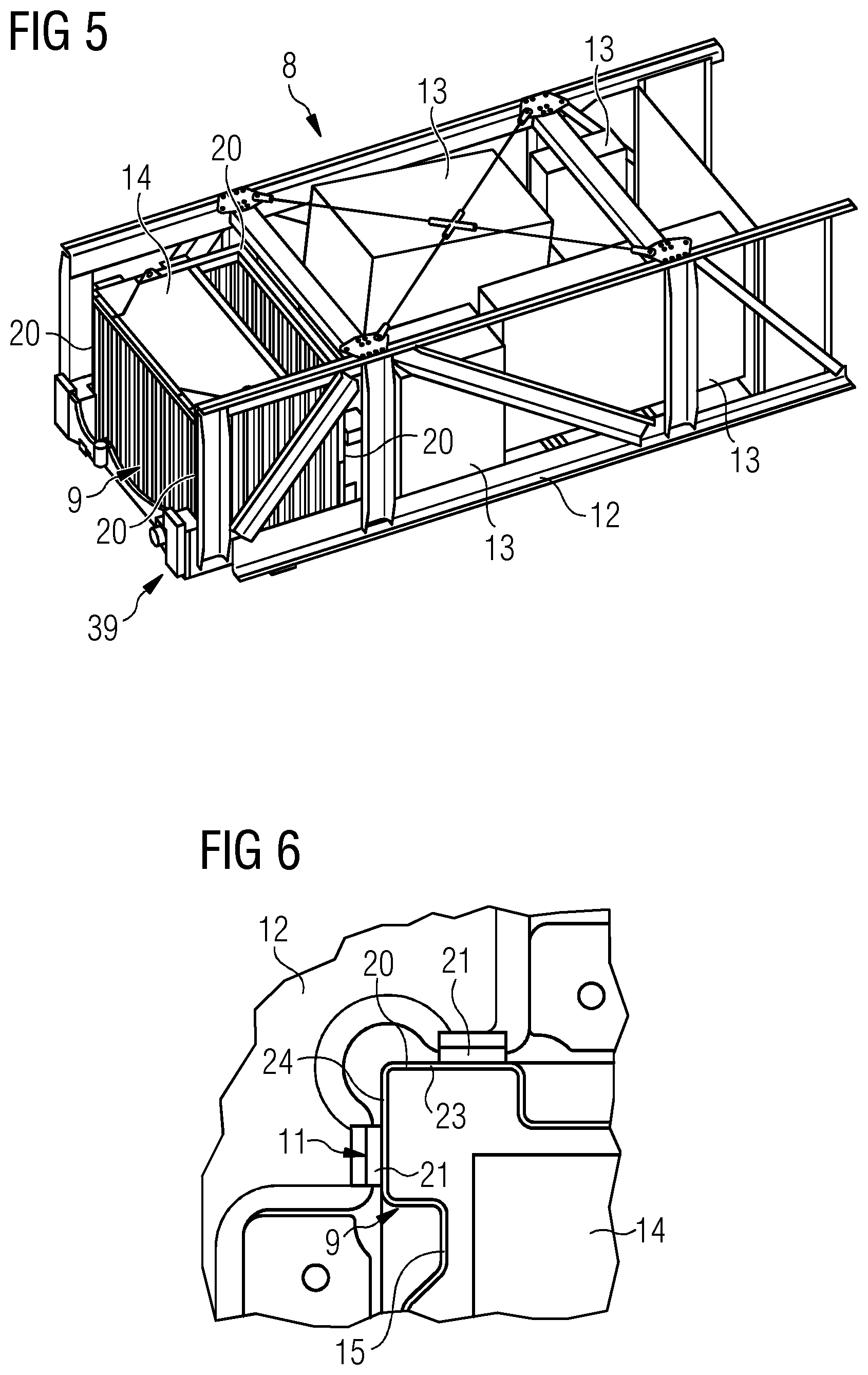 Patent US12320330 Figure 4 – Method for producing a wind turbine, a method for demounting a module, a nacelle structure and a wind turbine