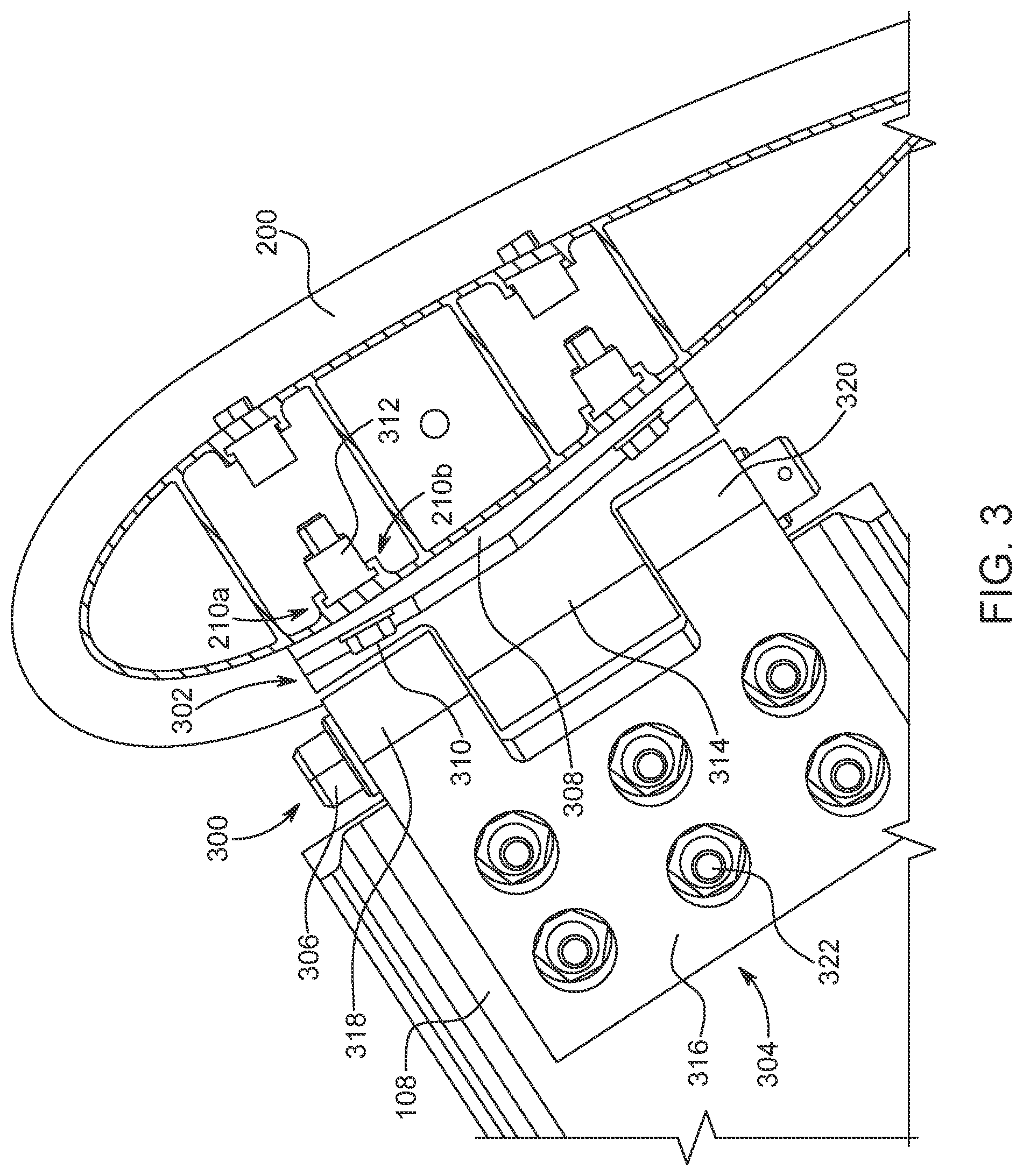 Patent US12320332 Figure 3 – Vertical axis wind turbine with variable thickness blade
