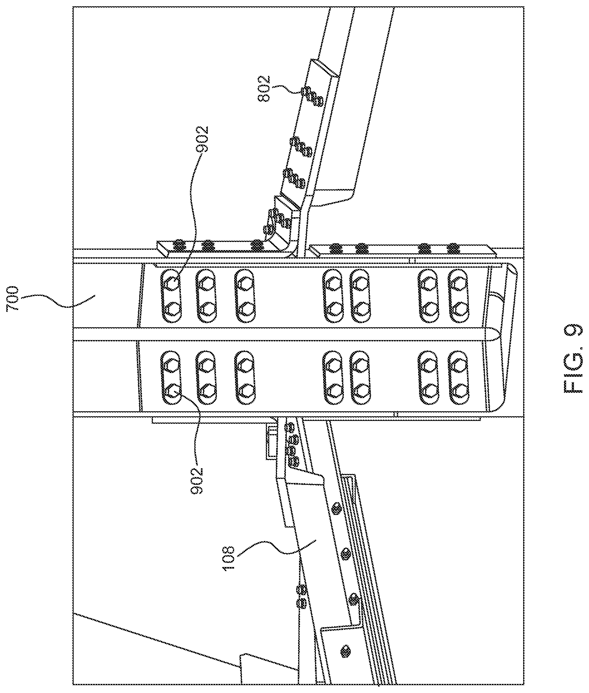 Patent US12320332 Figure 9 – Vertical axis wind turbine with variable thickness blade