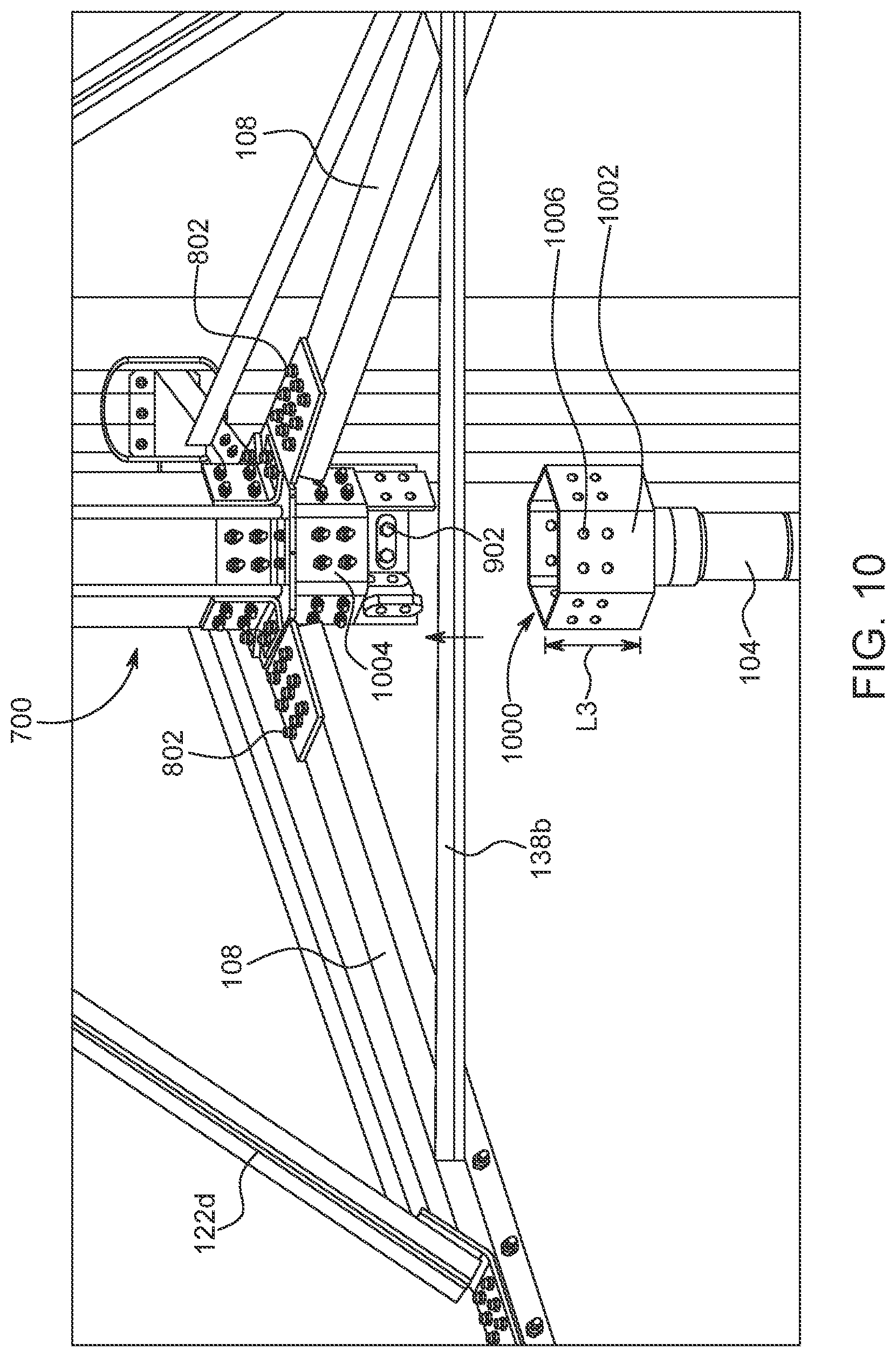 Patent US12320332 Figure 10 – Vertical axis wind turbine with variable thickness blade