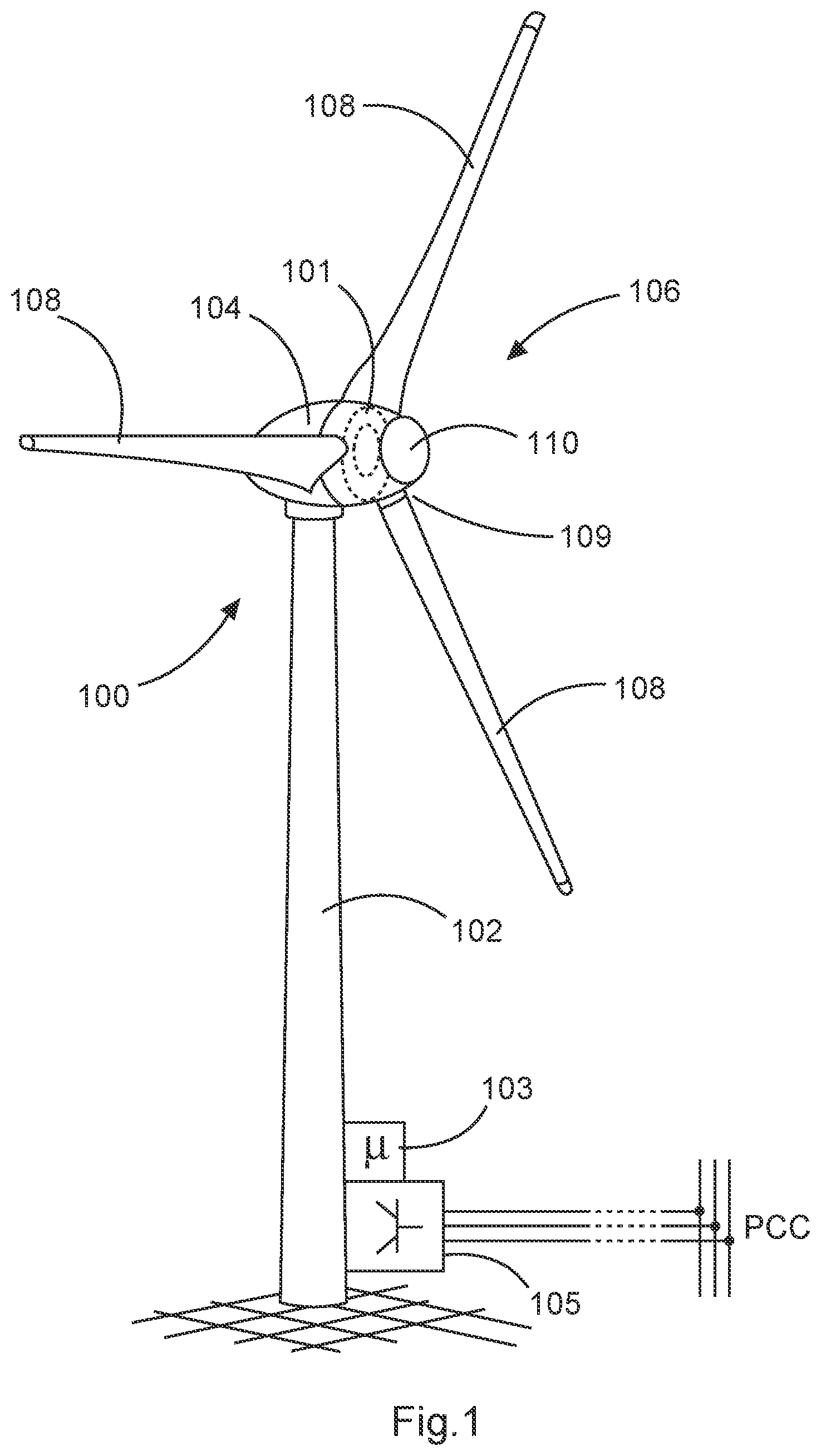 Patent US12320333 Figure 1 – Method for operating a wind power installation, and wind power installation when an ice accretion situation occurs