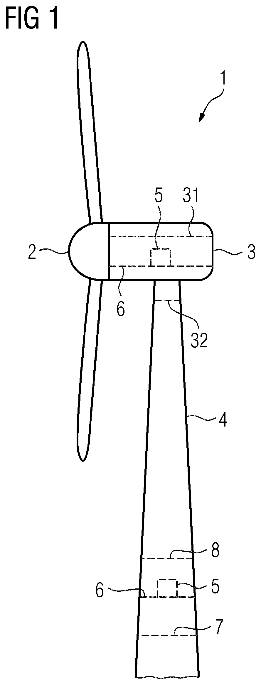 Patent US12320334 Figure 1 – Method for connecting a component of a power conversion circuit of a wind turbine