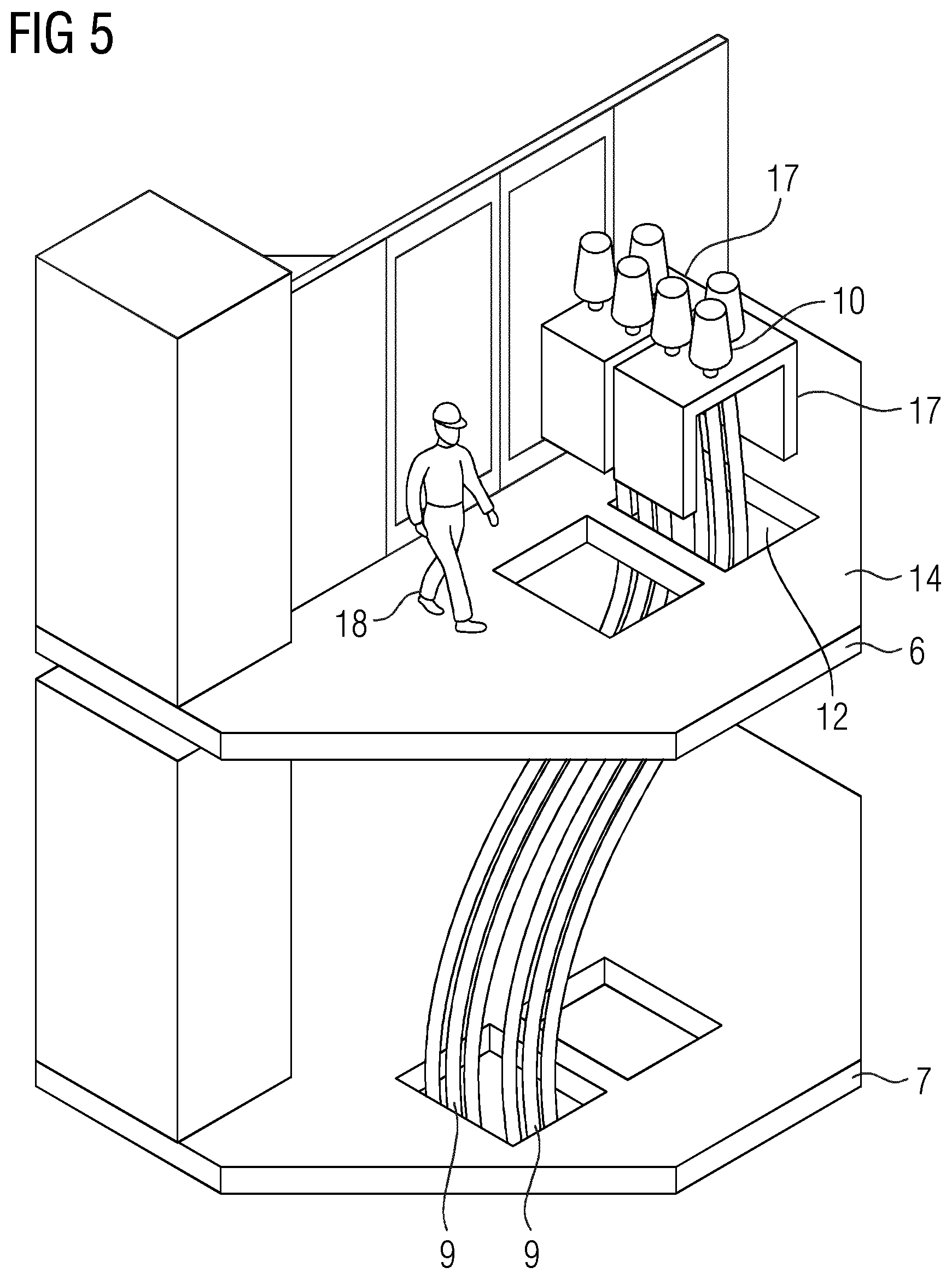 Patent US12320334 Figure 5 – Method for connecting a component of a power conversion circuit of a wind turbine
