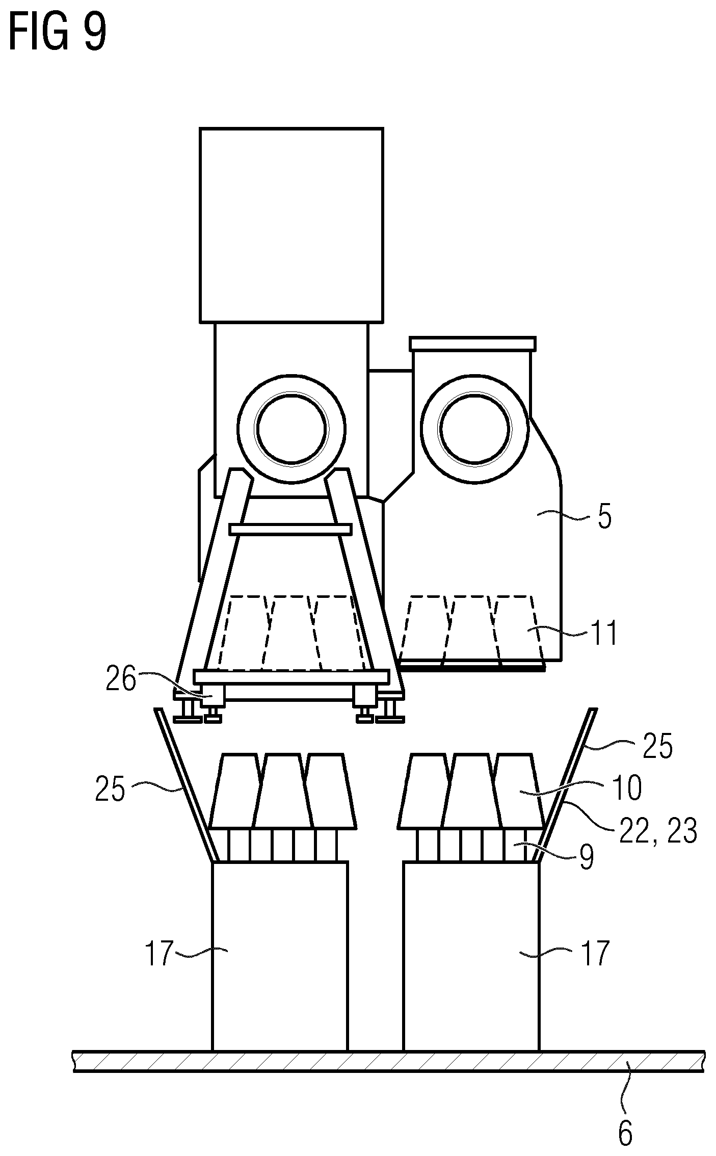 Patent US12320334 Figure 8 – Method for connecting a component of a power conversion circuit of a wind turbine