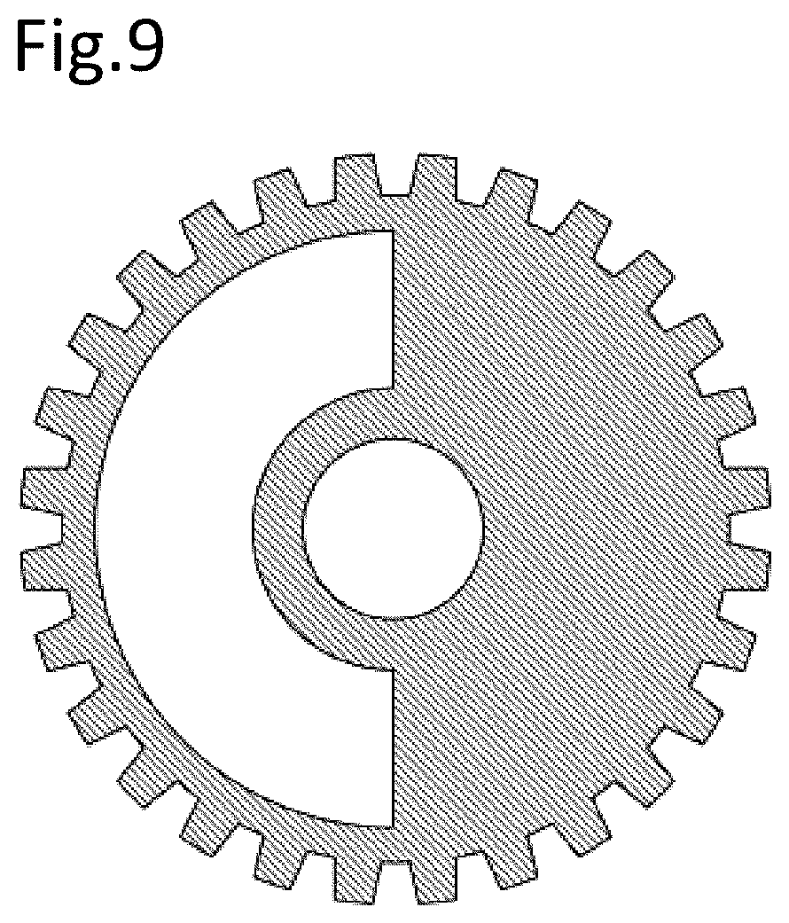 Patent US12320337 Figure 10 – Versatile system equipped with a pair of mechanisms with eccentric elements capable of moving in rotation