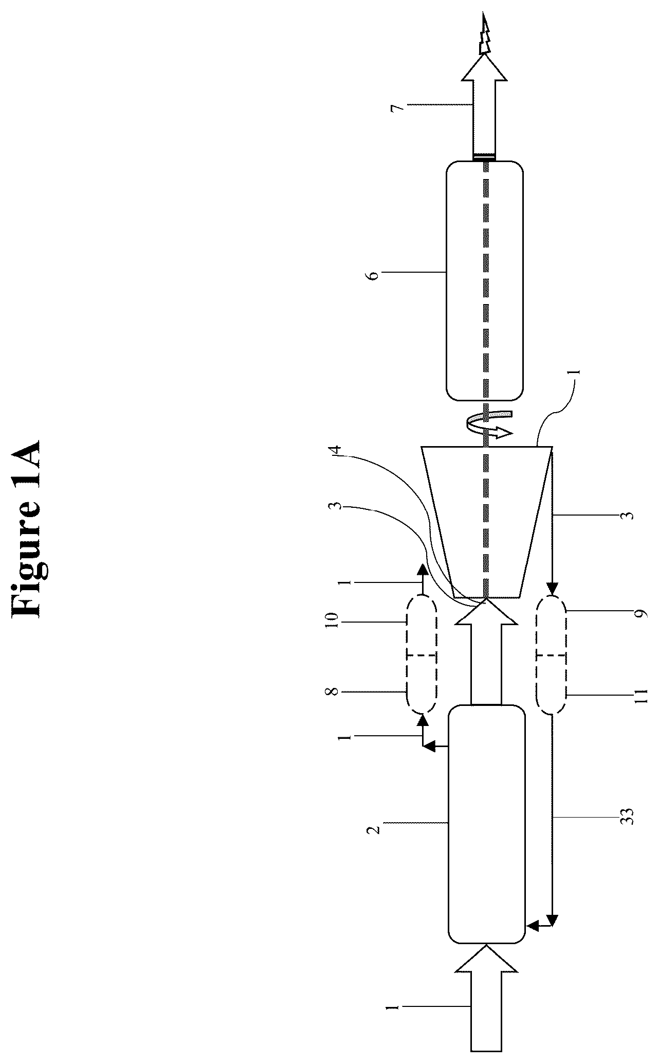 Patent US12320339 Figure 1 – Systems and processes for generating electricity from a geothermal energy source via an integrated thermal power plant